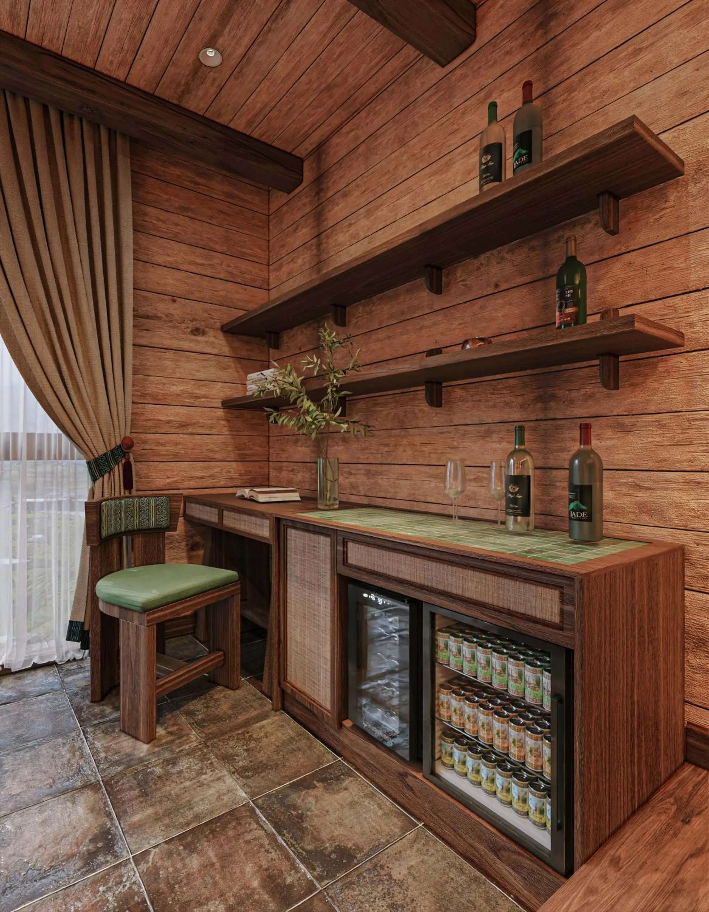 minibar in Laxsik Ecolodge