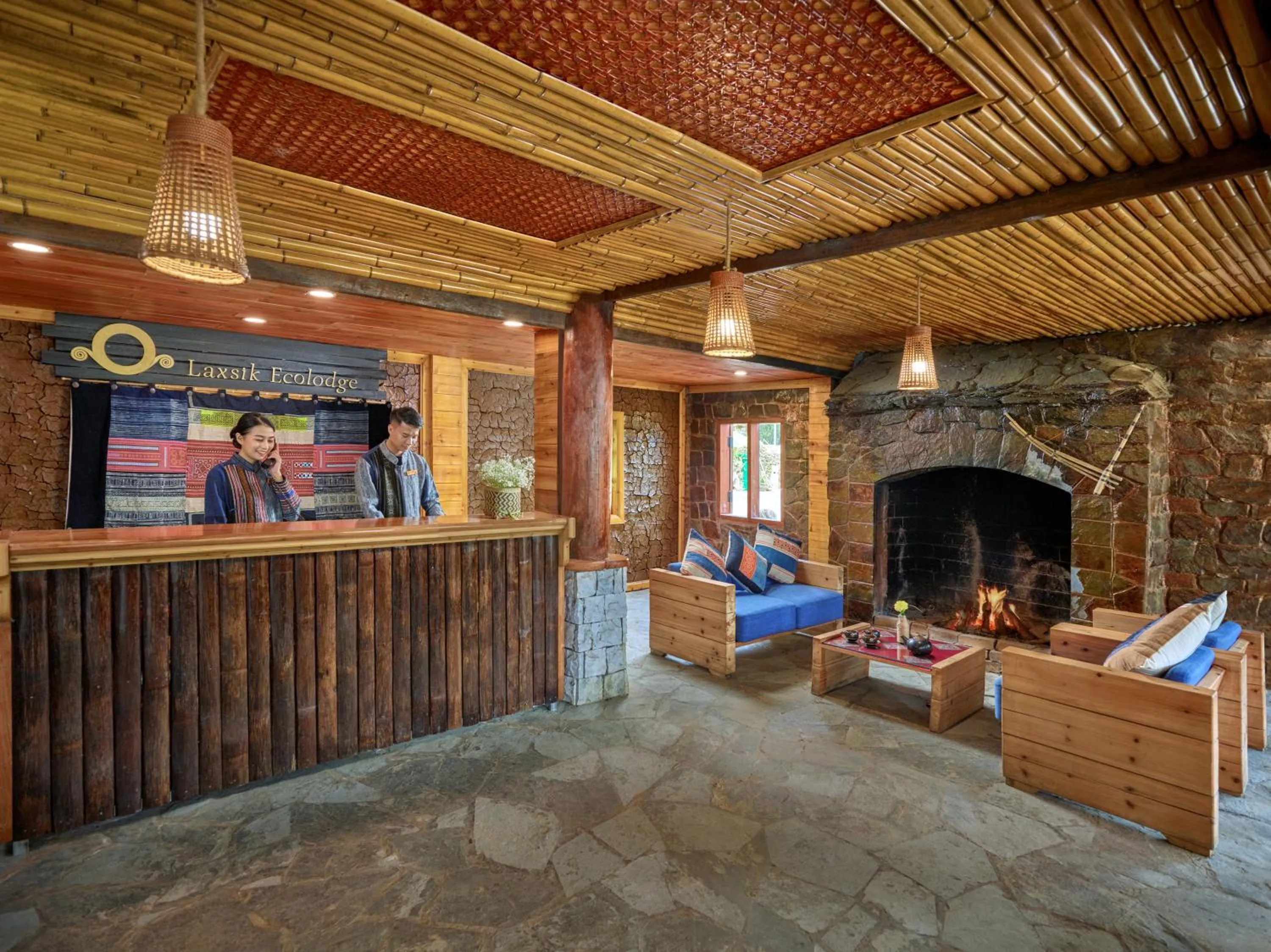 Lobby or reception in Laxsik Ecolodge