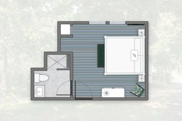 Floor plan in The Pridwin Hotel