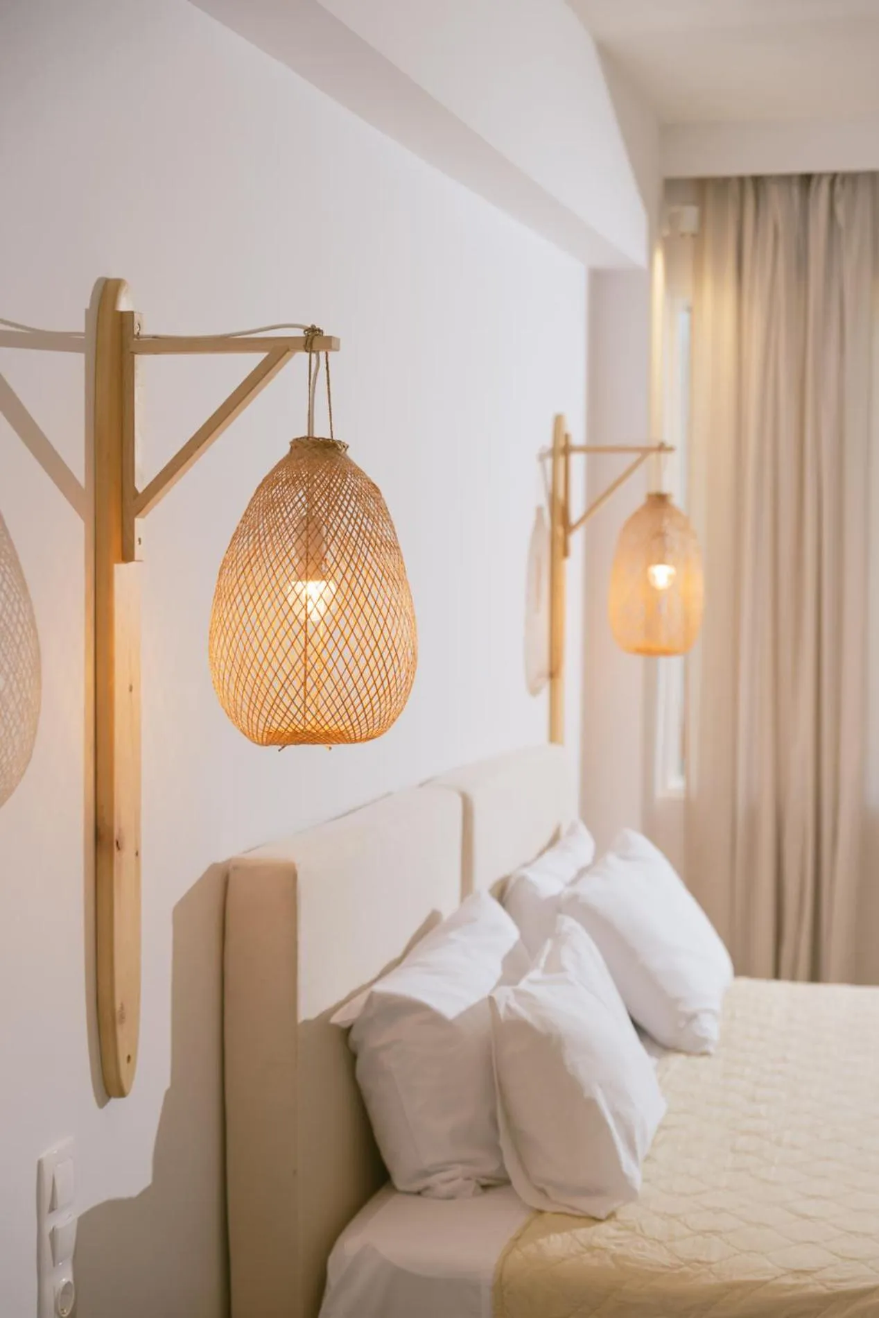 Bed in Die Zwei Brüder Art & Suites