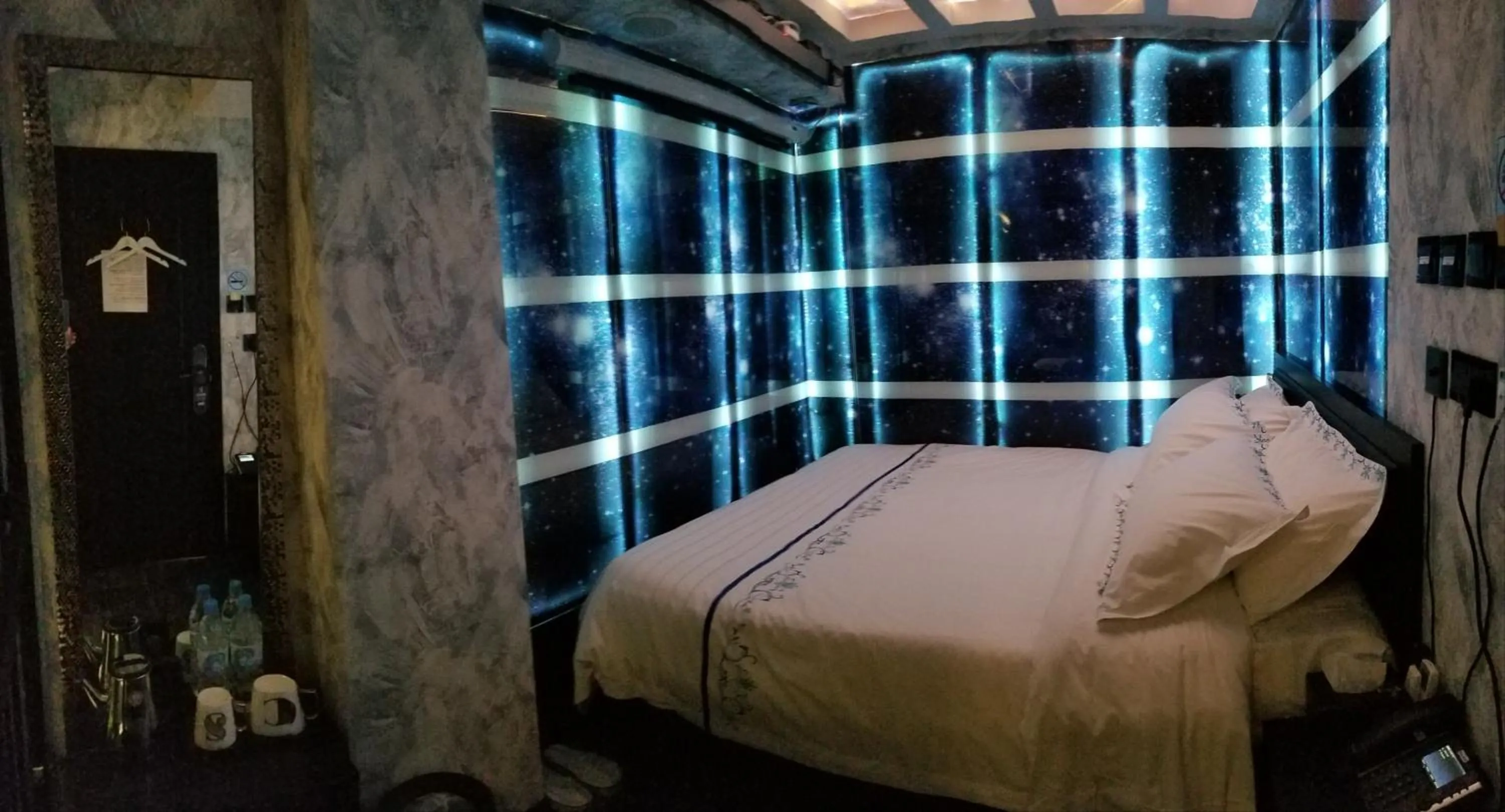Bed in Star City Hotel