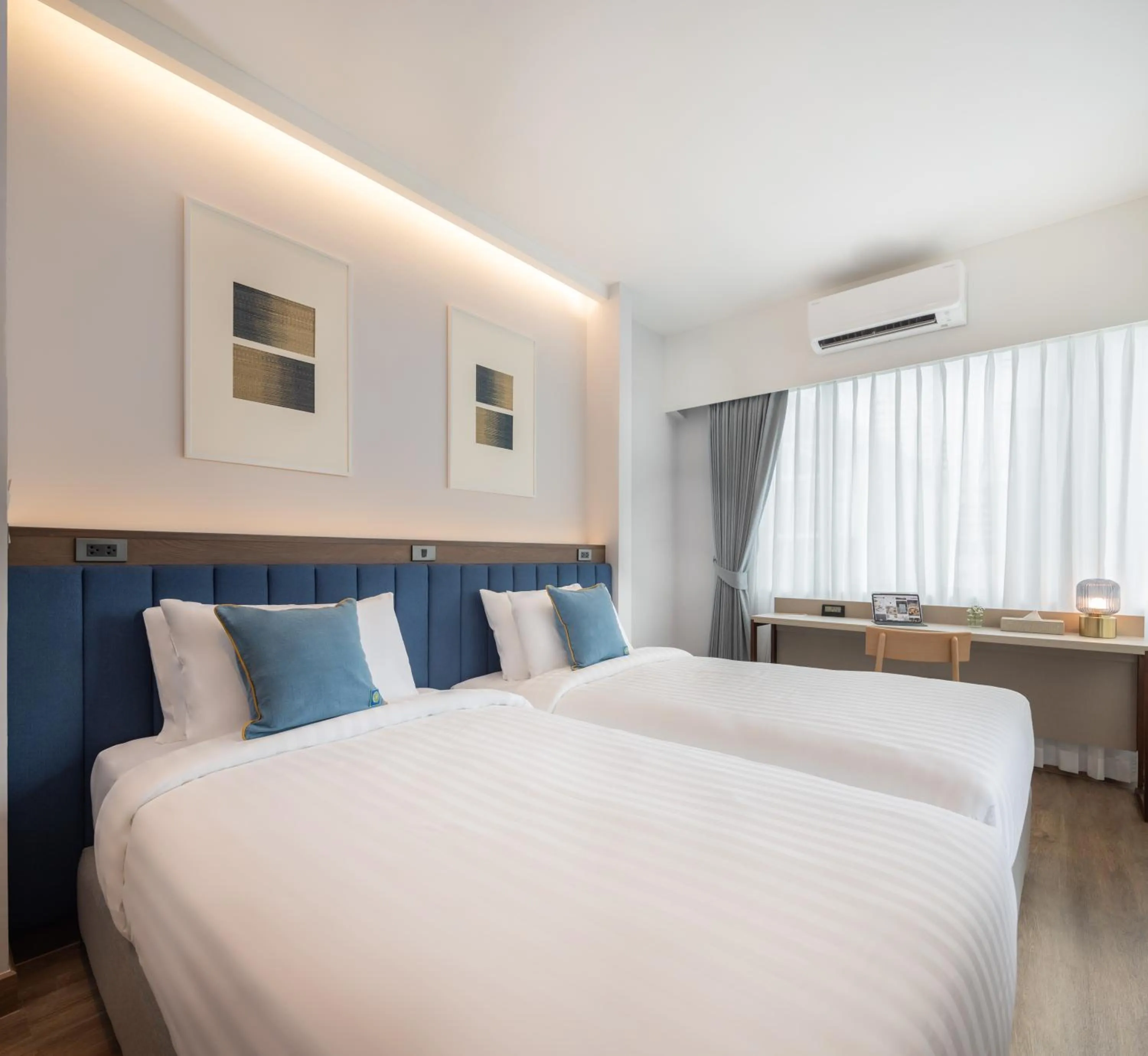 Bed in SOVA Hotel Bangkok