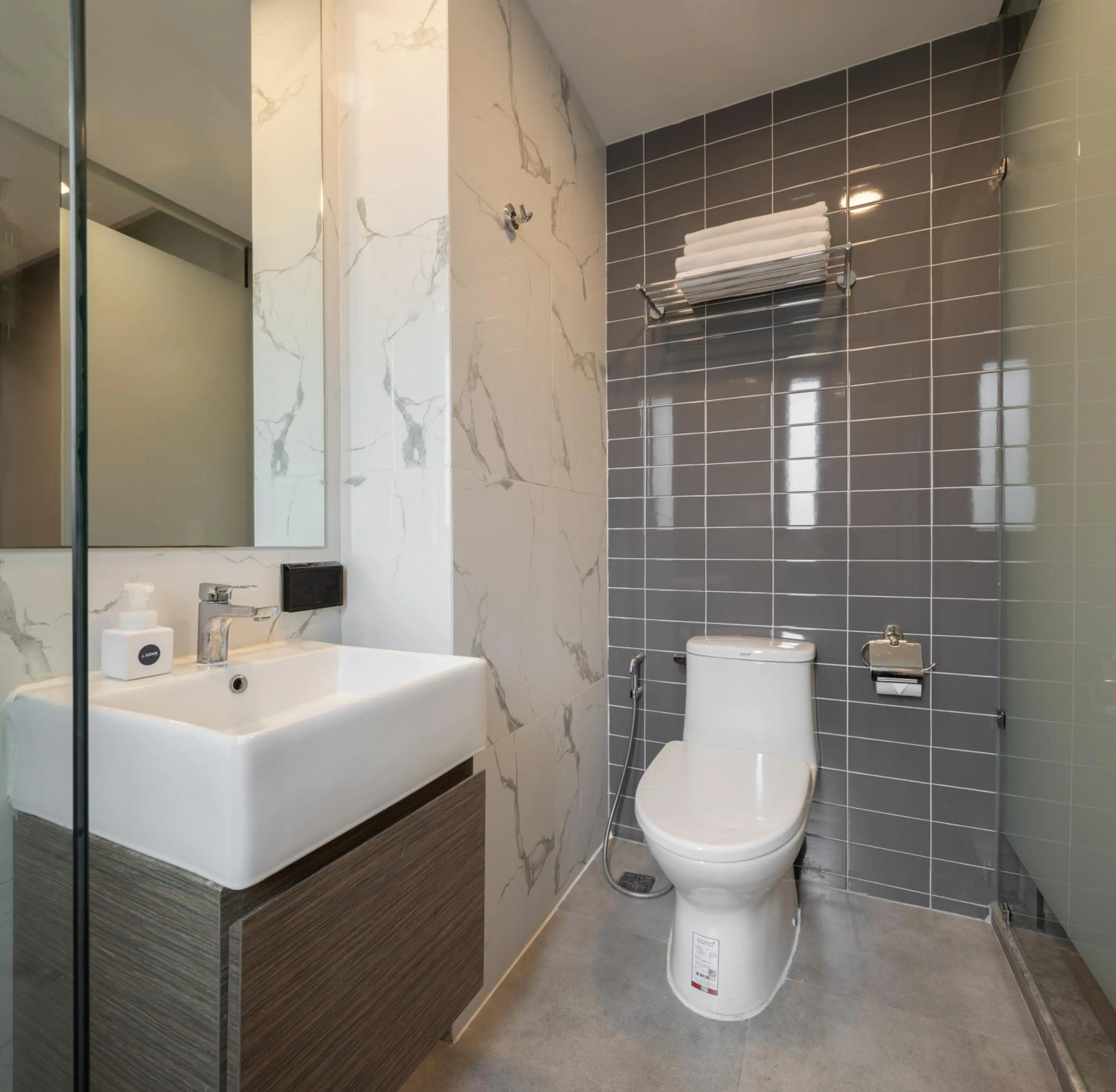 Toilet in SOVA Hotel Bangkok