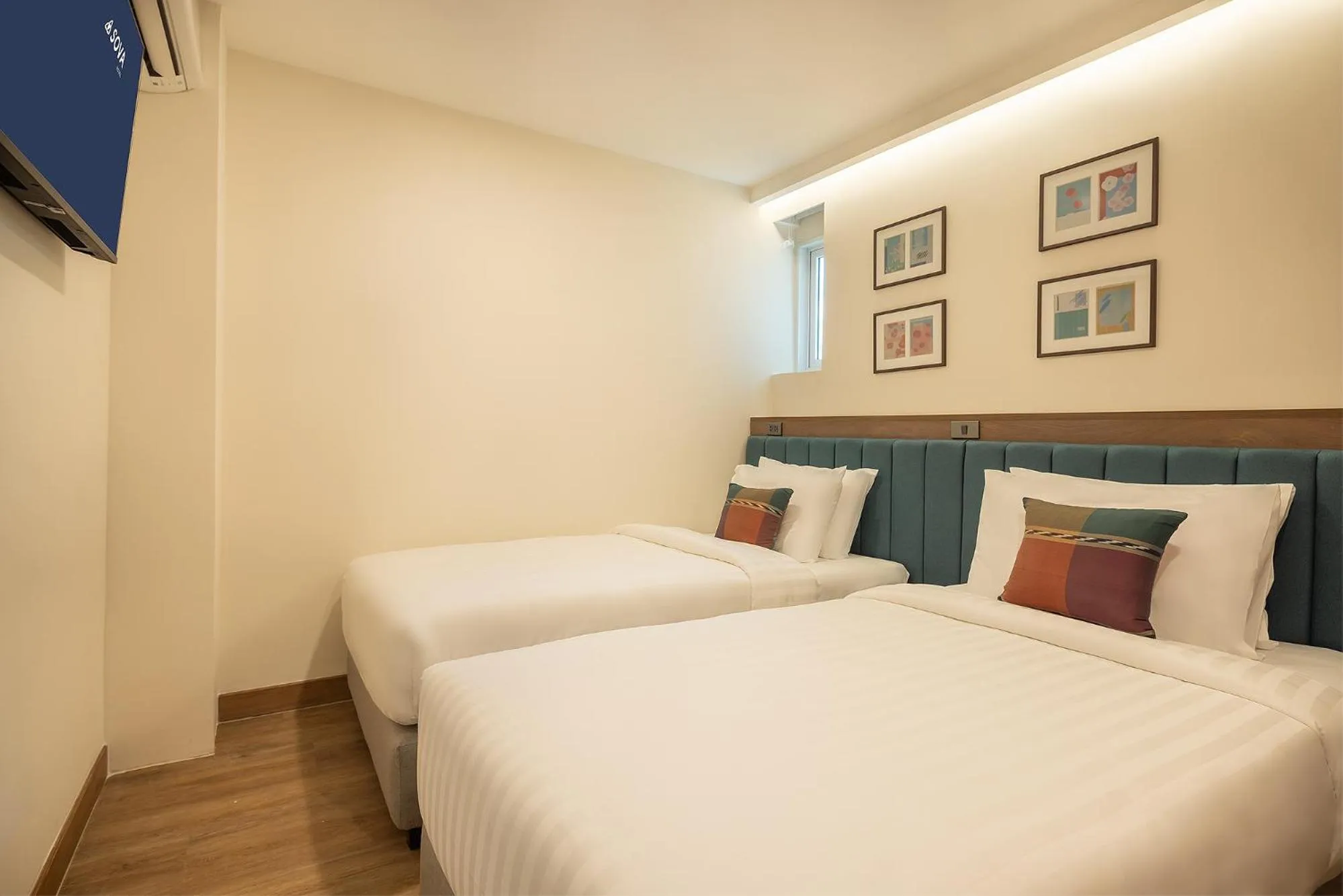 Bed in SOVA Hotel Bangkok