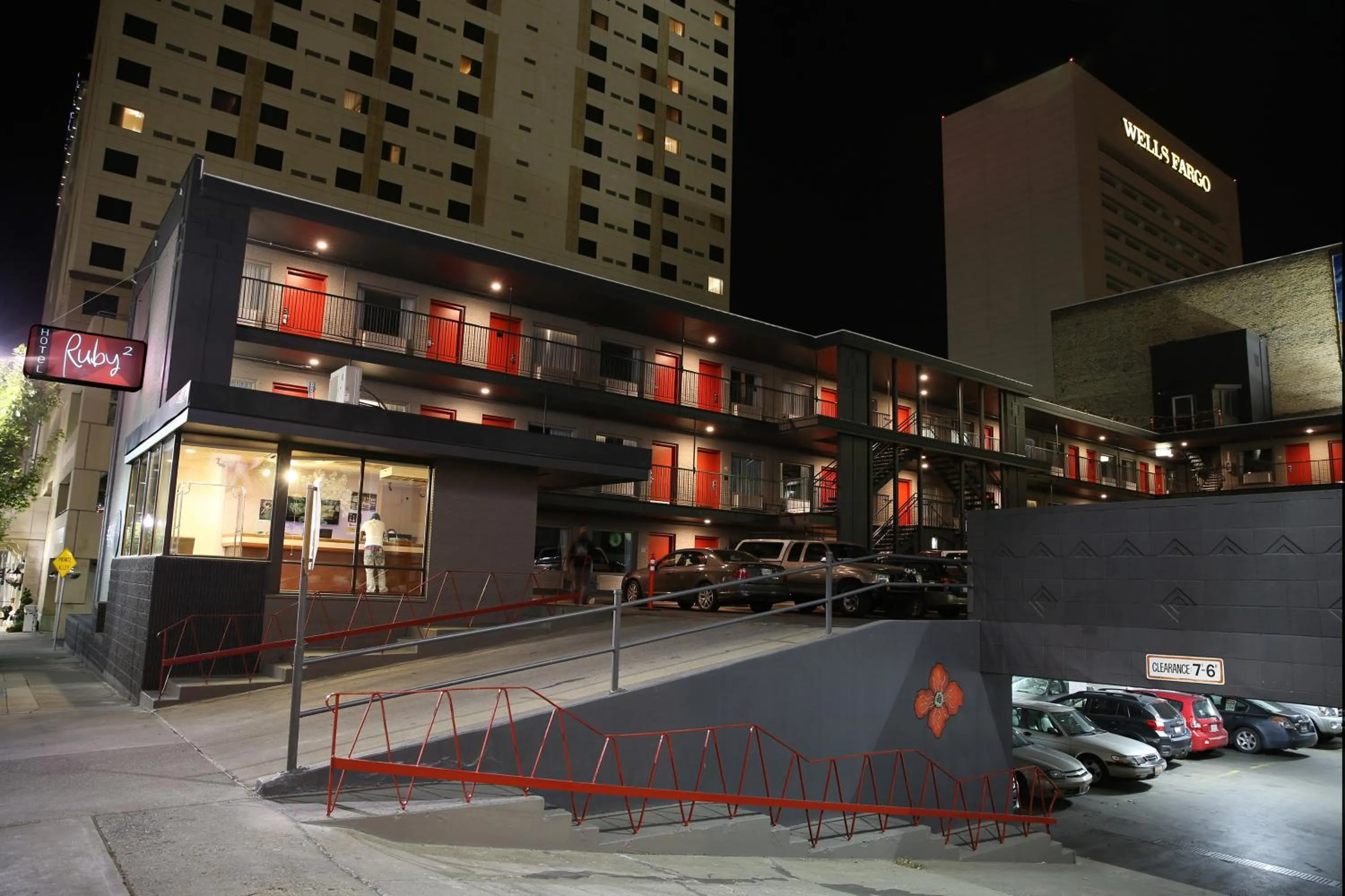 Facade/entrance in Steam Plant Hotel