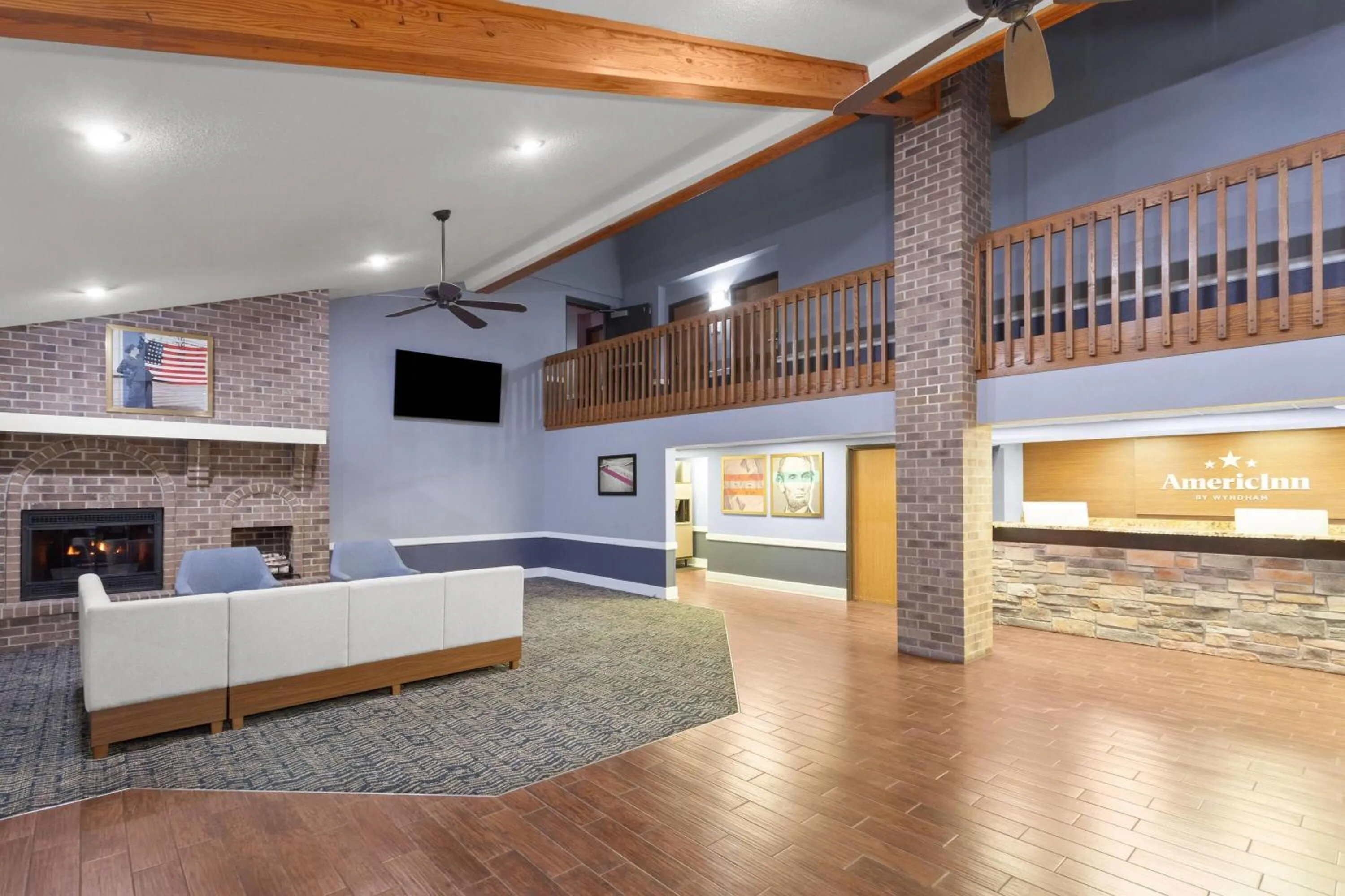 Lobby or reception in AmericInn by Wyndham West Salem