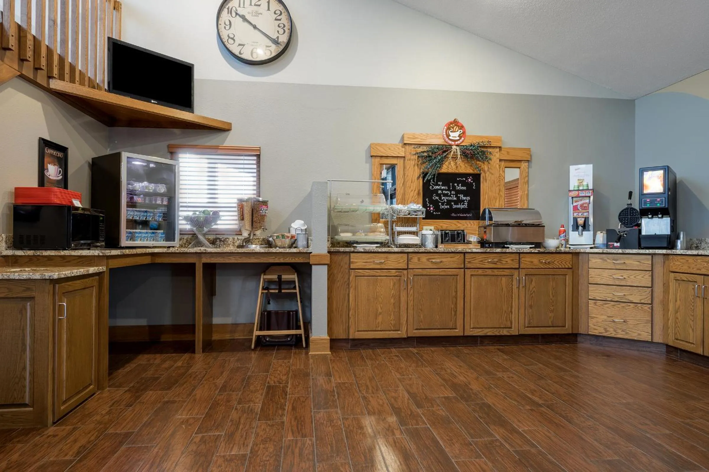 Kitchen or kitchenette in AmericInn by Wyndham West Salem