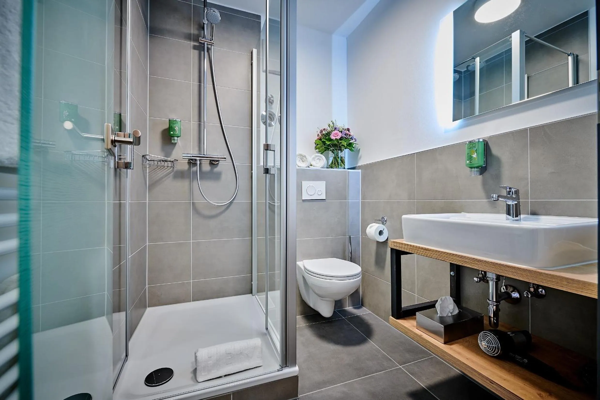 Shower in Hotel & Restaurant Herzstück Waldkirchen