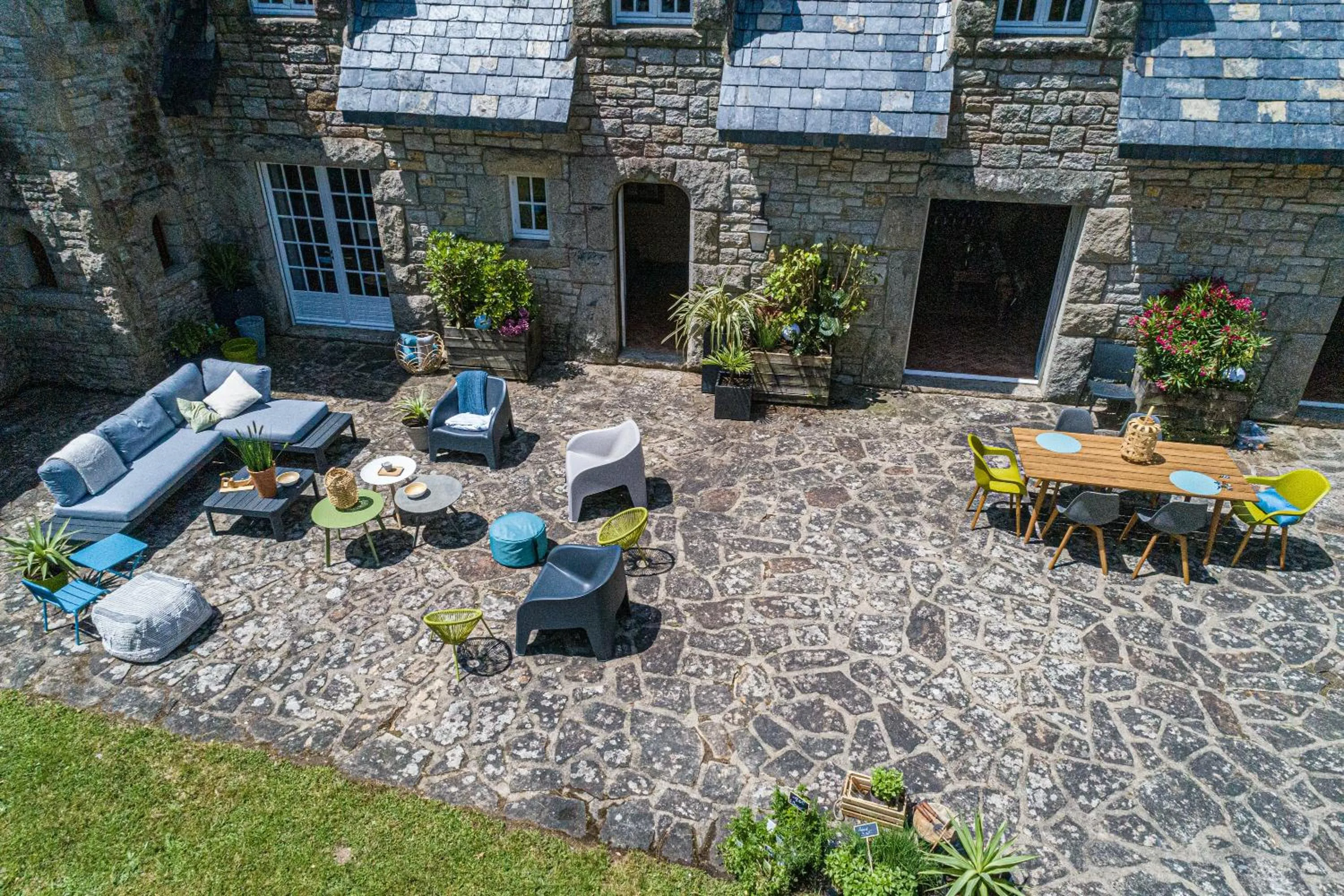 Patio in Le Manoir de Saint Brendan