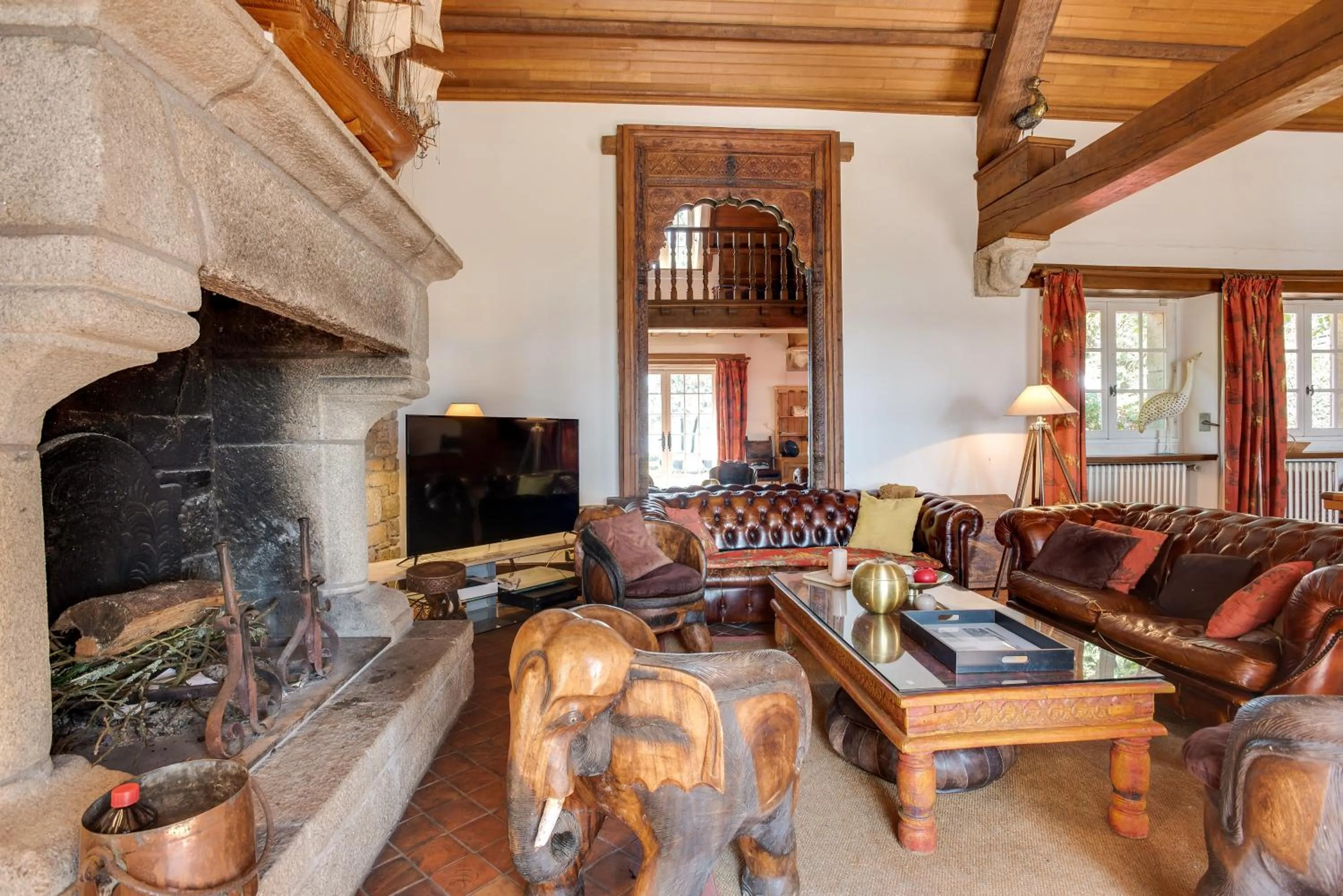 Living room in Le Manoir de Saint Brendan