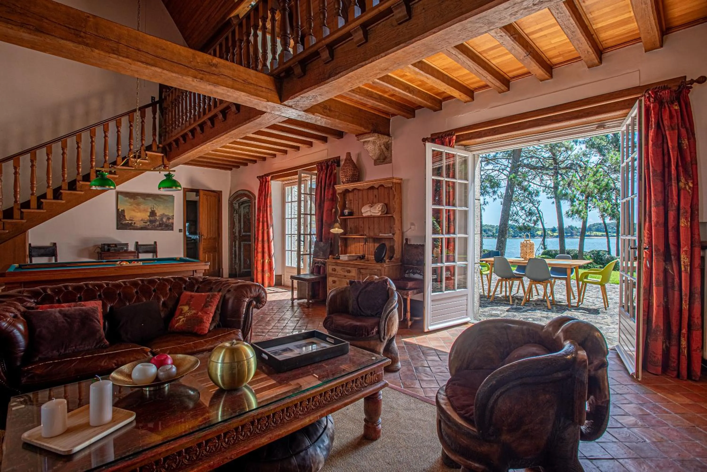 Living room in Le Manoir de Saint Brendan