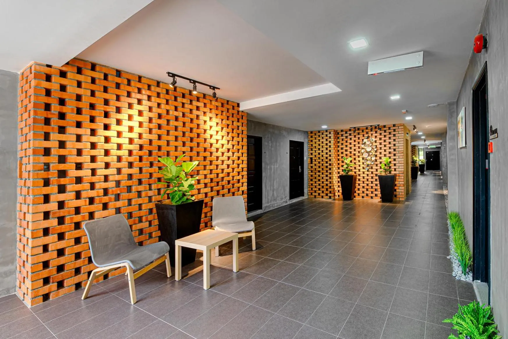 Inner courtyard view in Genting View Resort