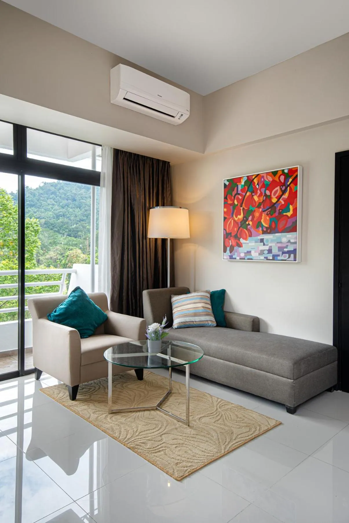 Seating area in Genting View Resort