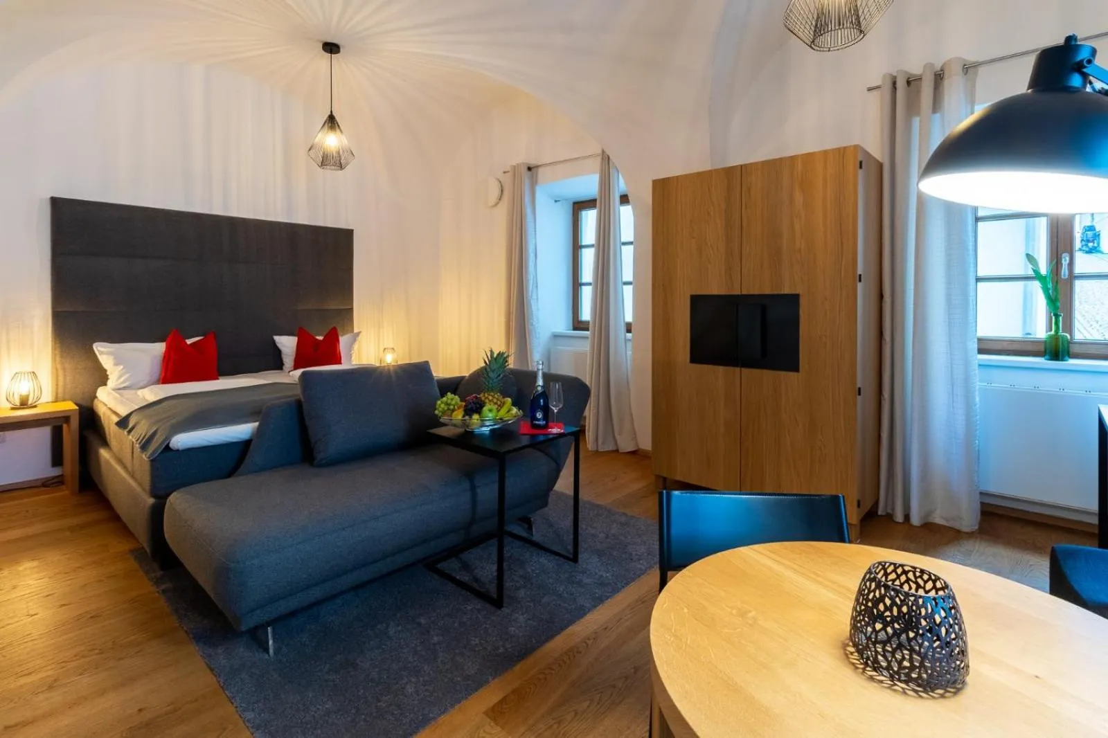 Bed in BARONHAUS Aparthotel & Suites