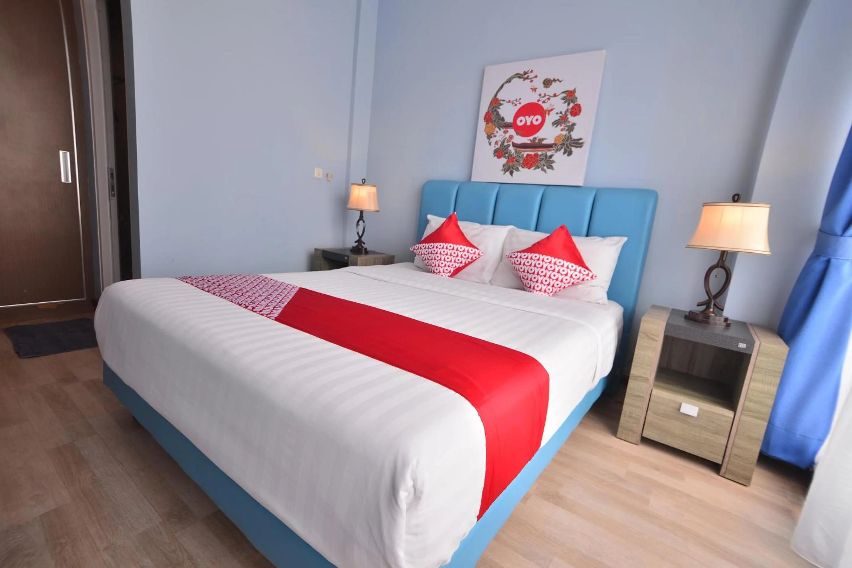 Bedroom, Bed in Hotel O Appartel Cempaka