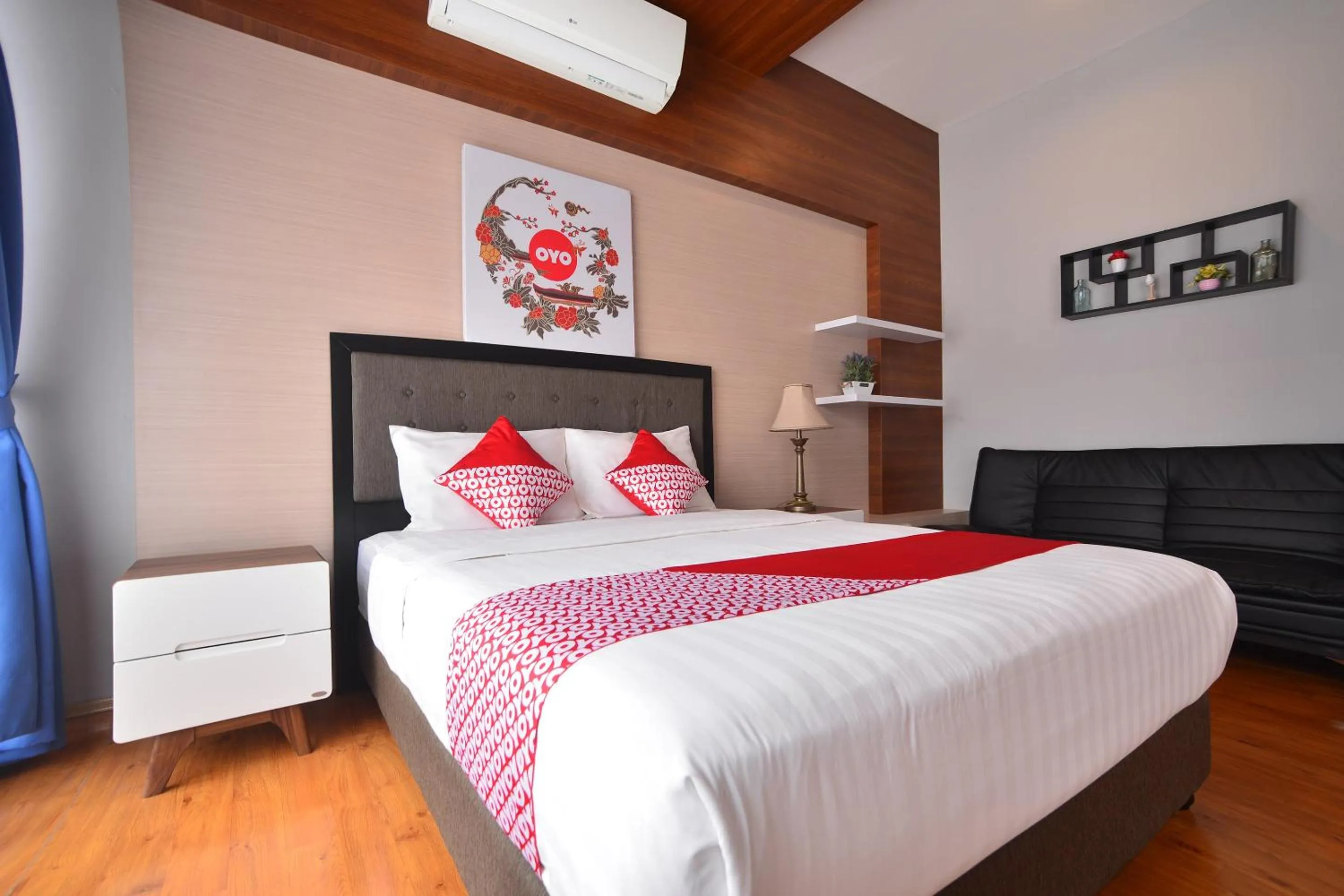 Bedroom, Bed in Hotel O Appartel Cempaka