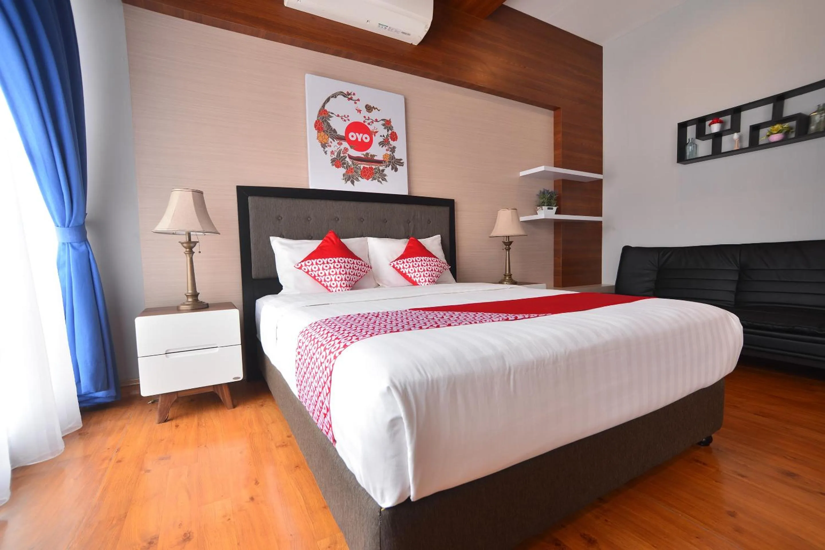 Bedroom, Bed in Hotel O Appartel Cempaka