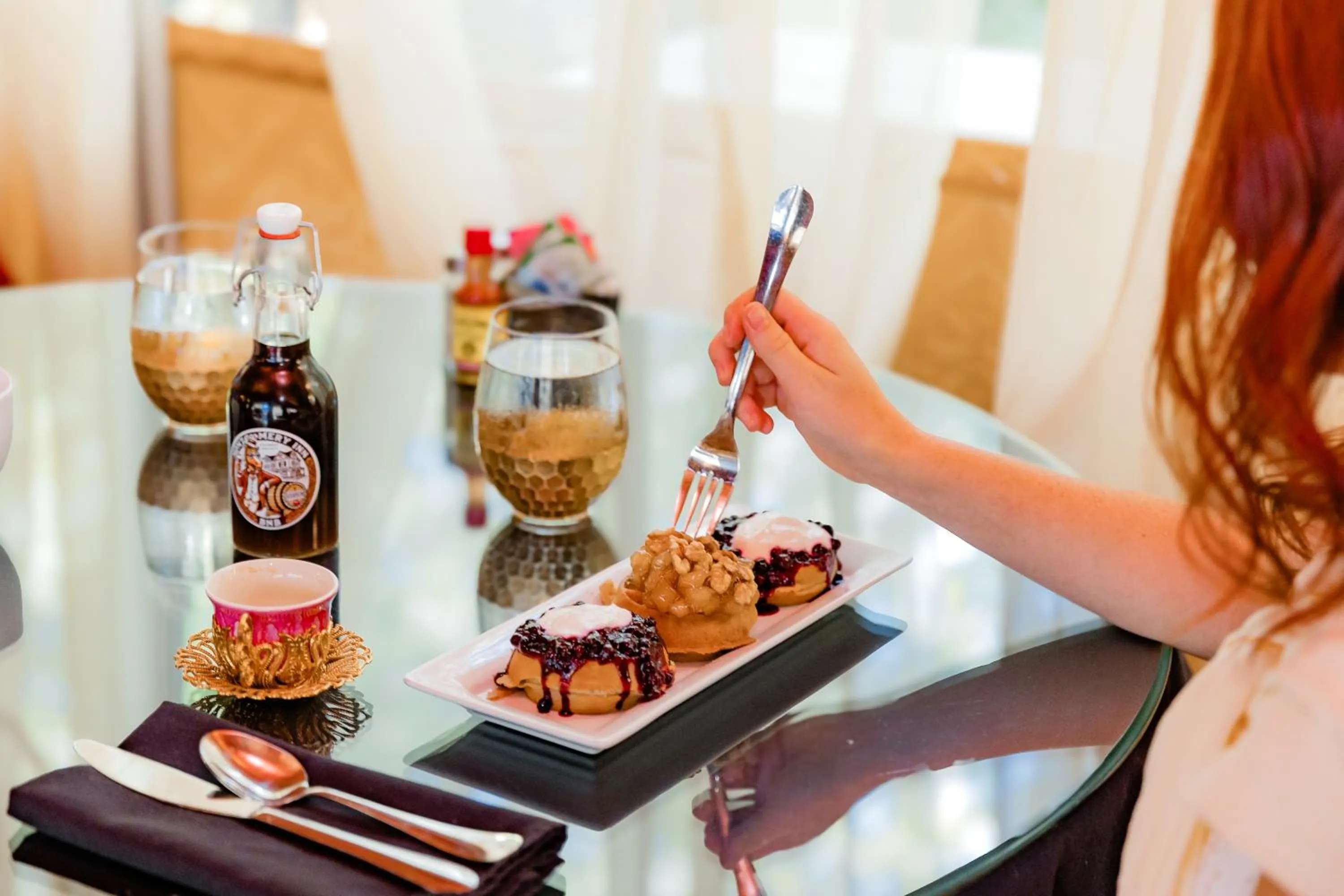 Food and drinks in Montgomery Inn BnB