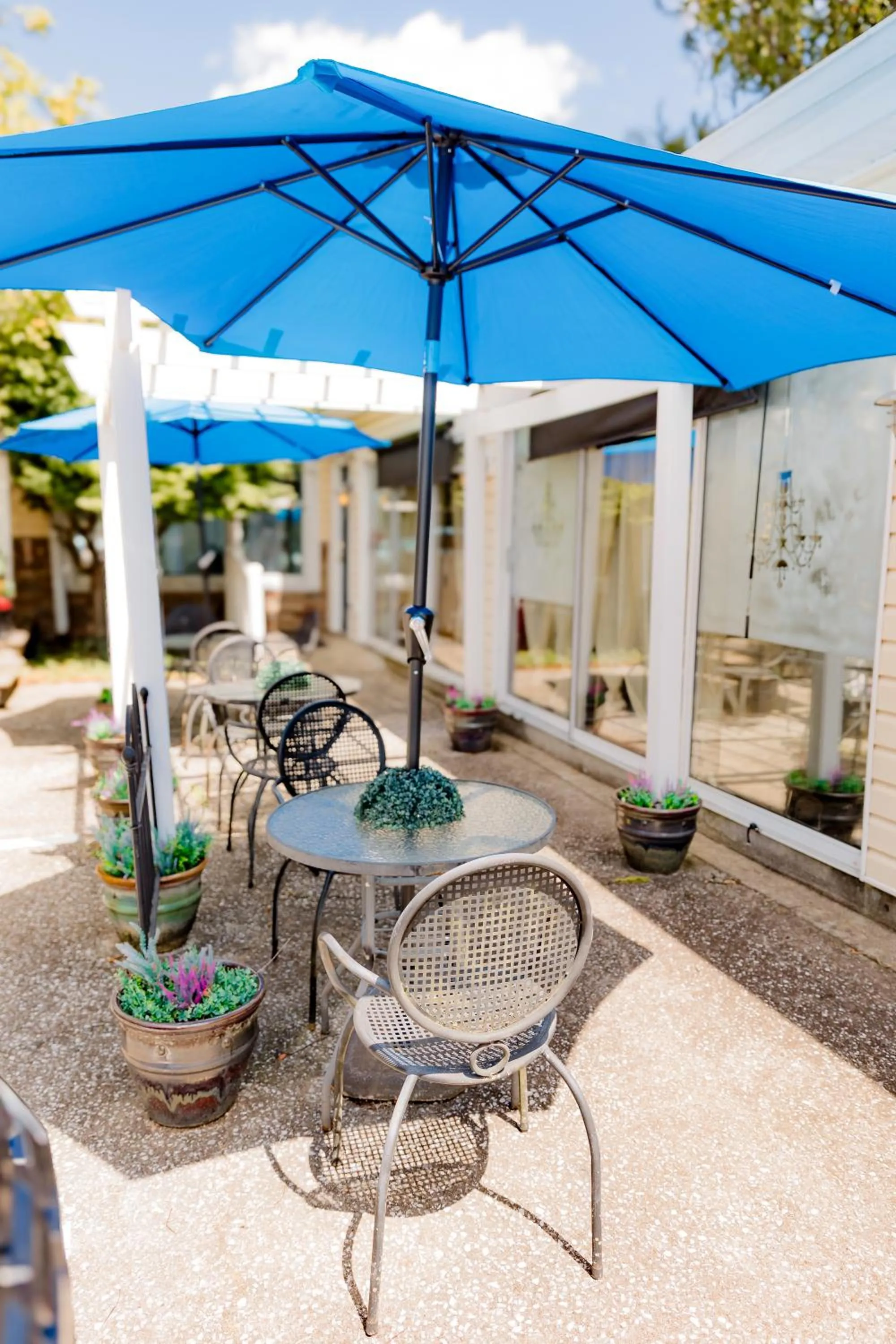 Patio in Montgomery Inn BnB