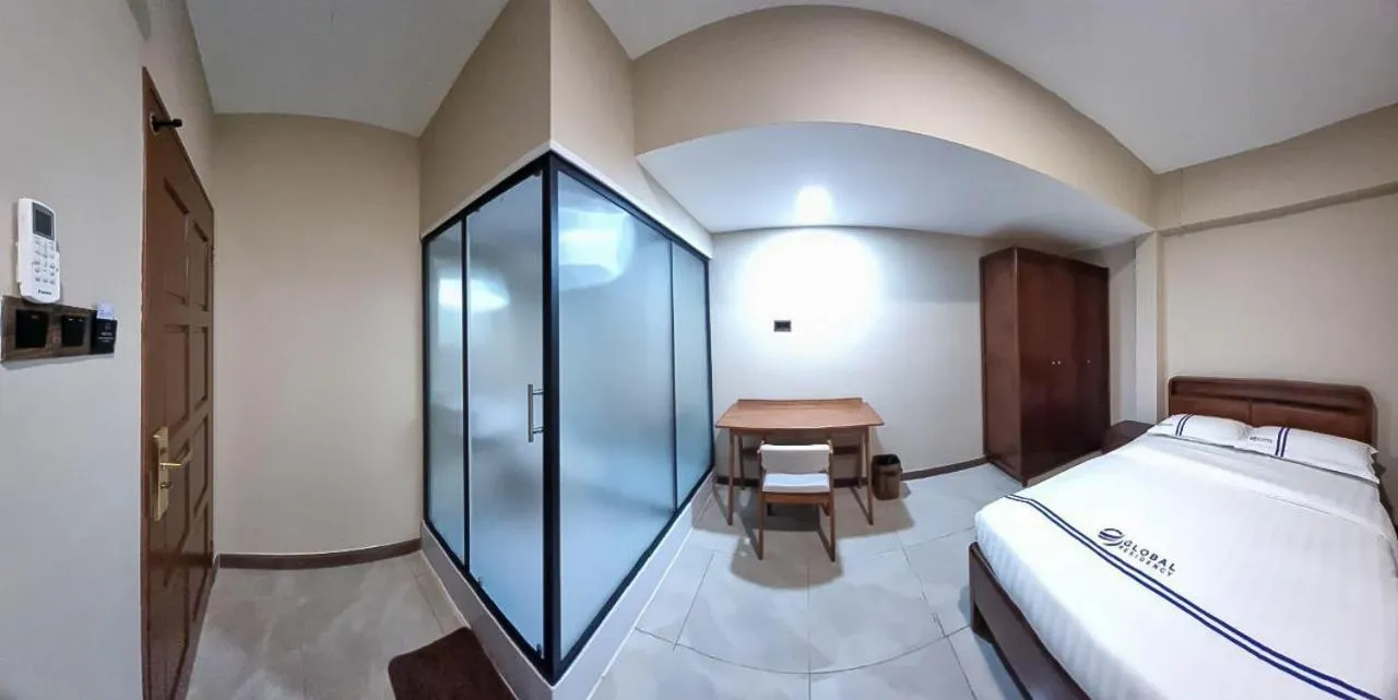 Bedroom, Bed in Global Residency