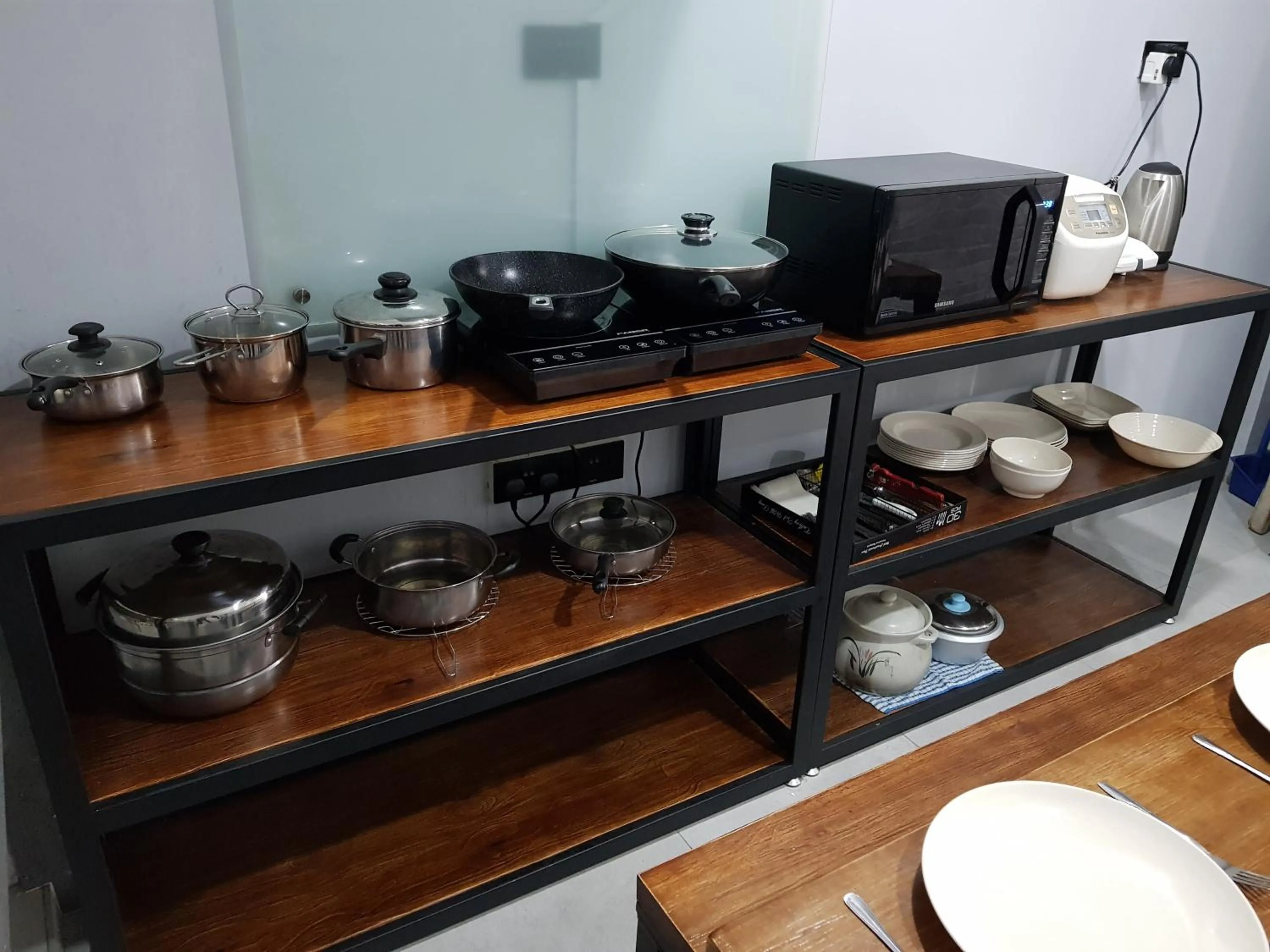 Communal kitchen in Global Residency