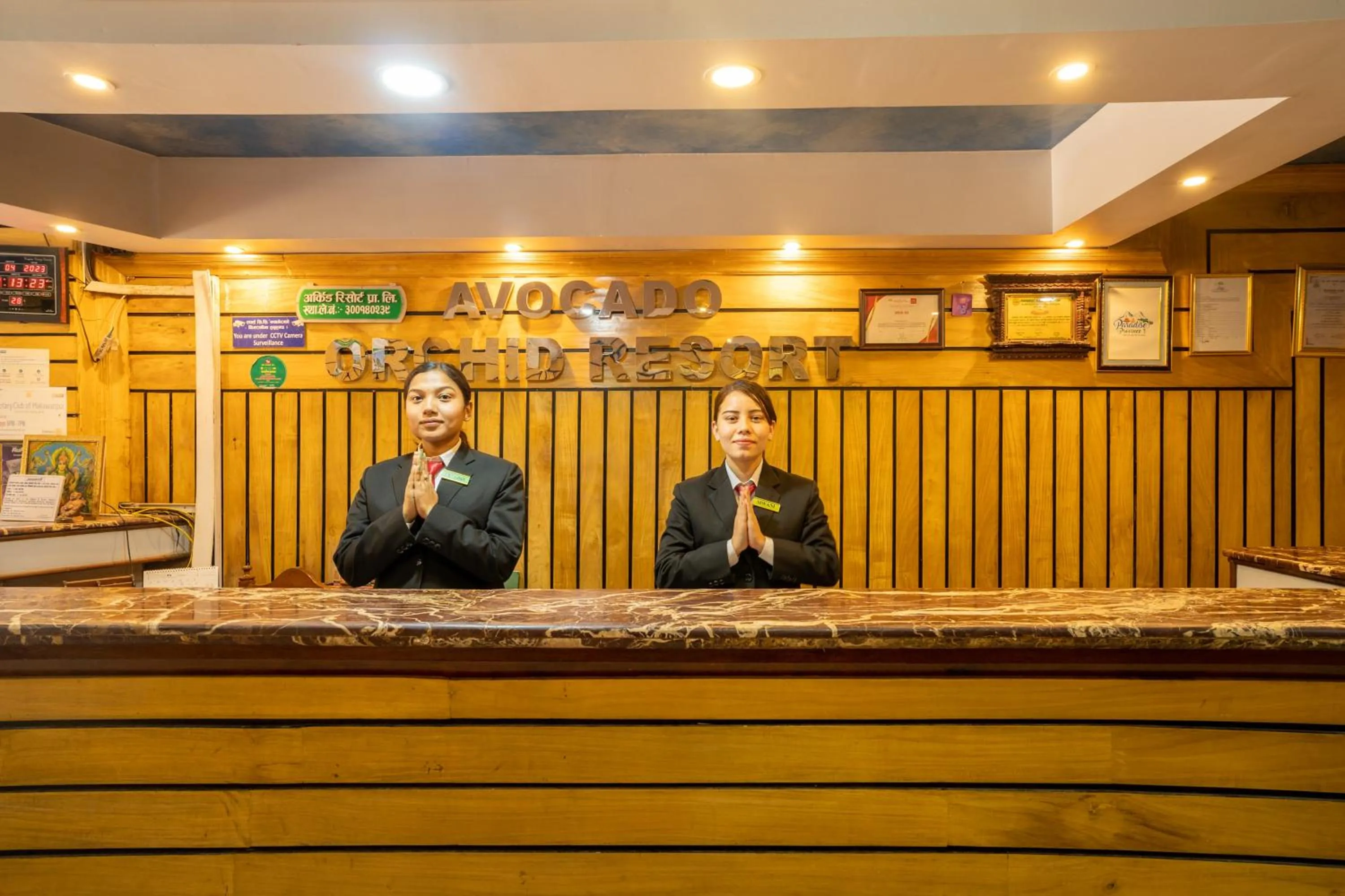 Staff in Avocado Orchid Resort