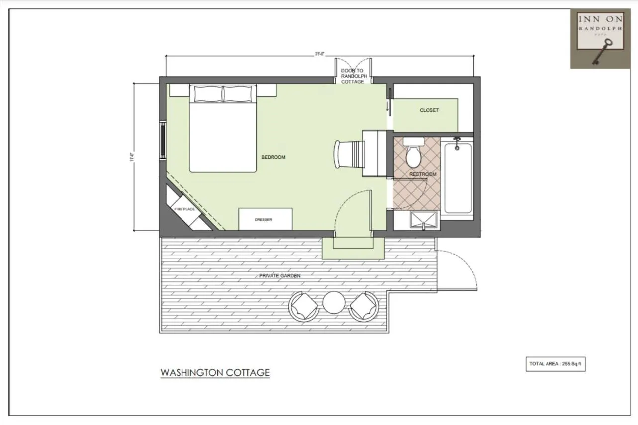 Floor plan in Inn on Randolph