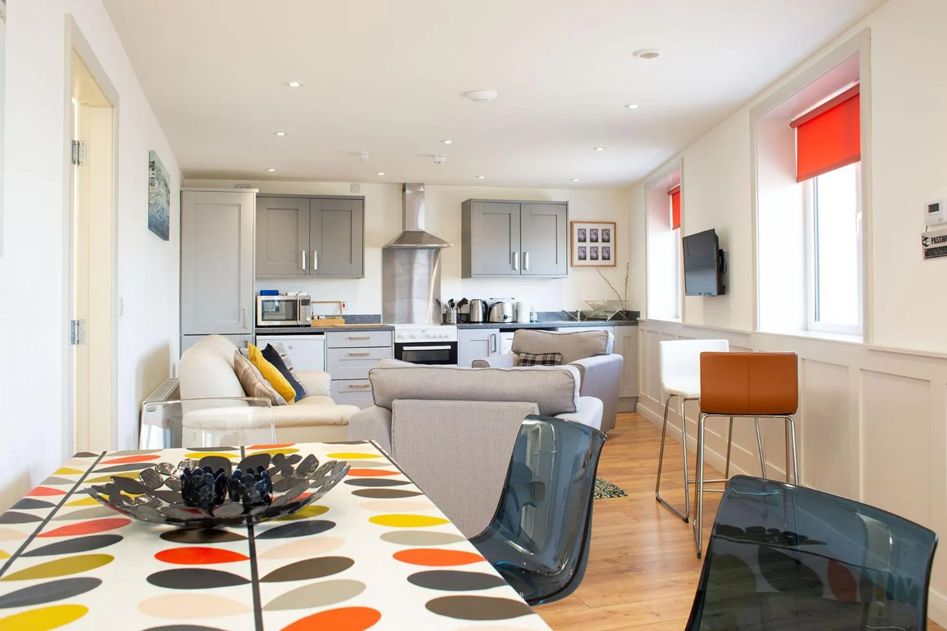 Living room in The Anchor Apartments