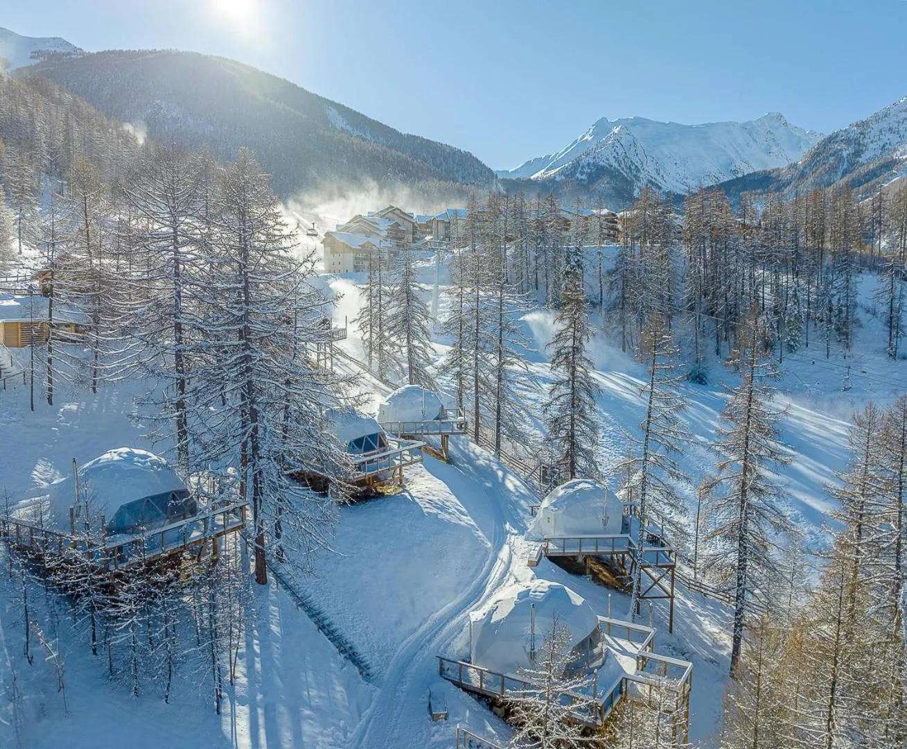 Winter in Alpin D'Hôme Hôtel & Spa