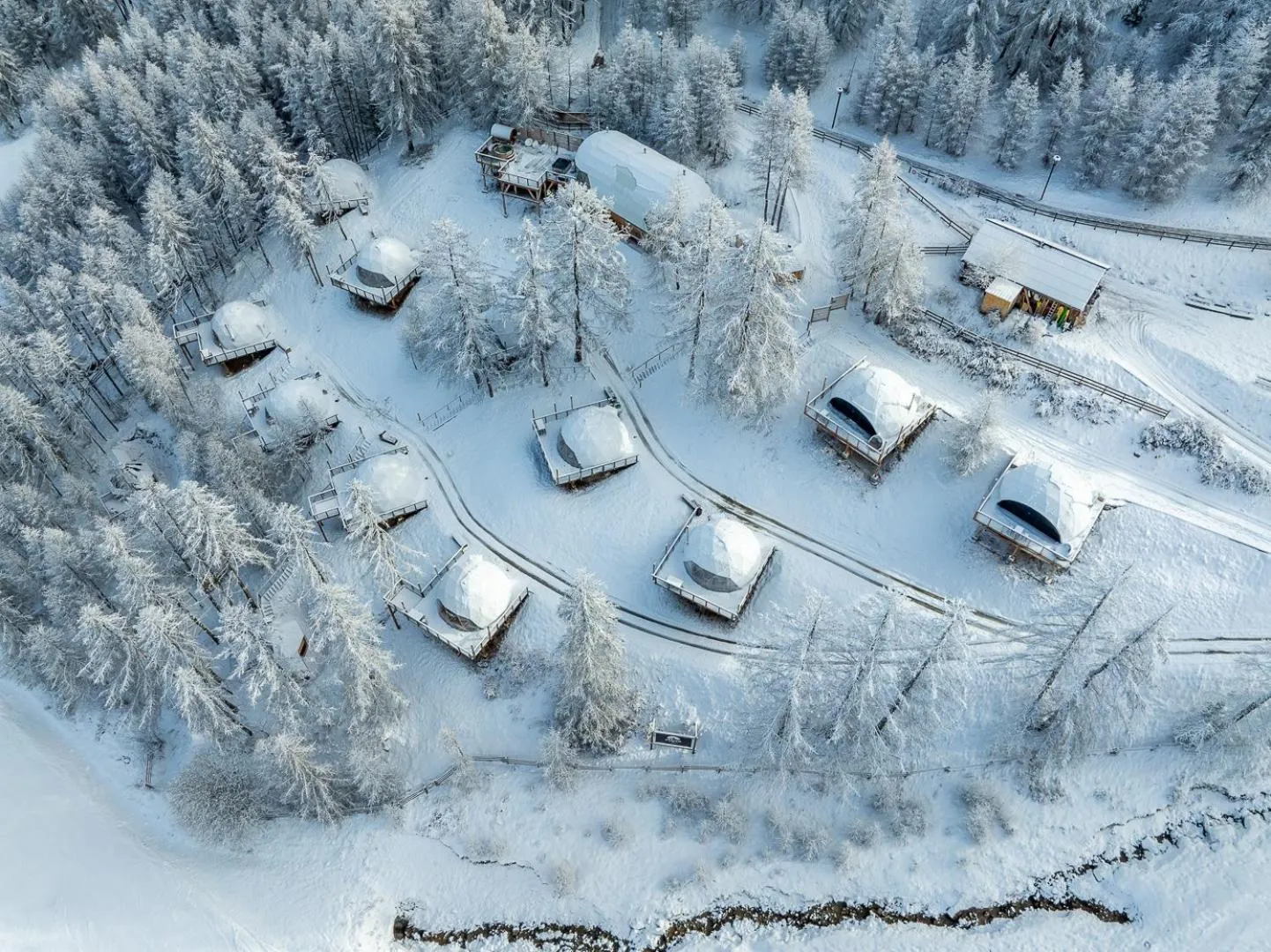 Winter in Alpin D'Hôme Hôtel & Spa
