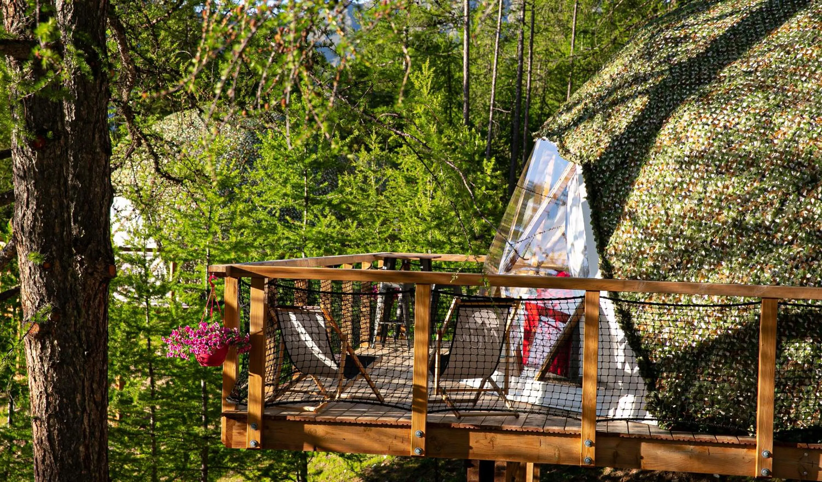 Patio in Alpin D'Hôme Hôtel & Spa