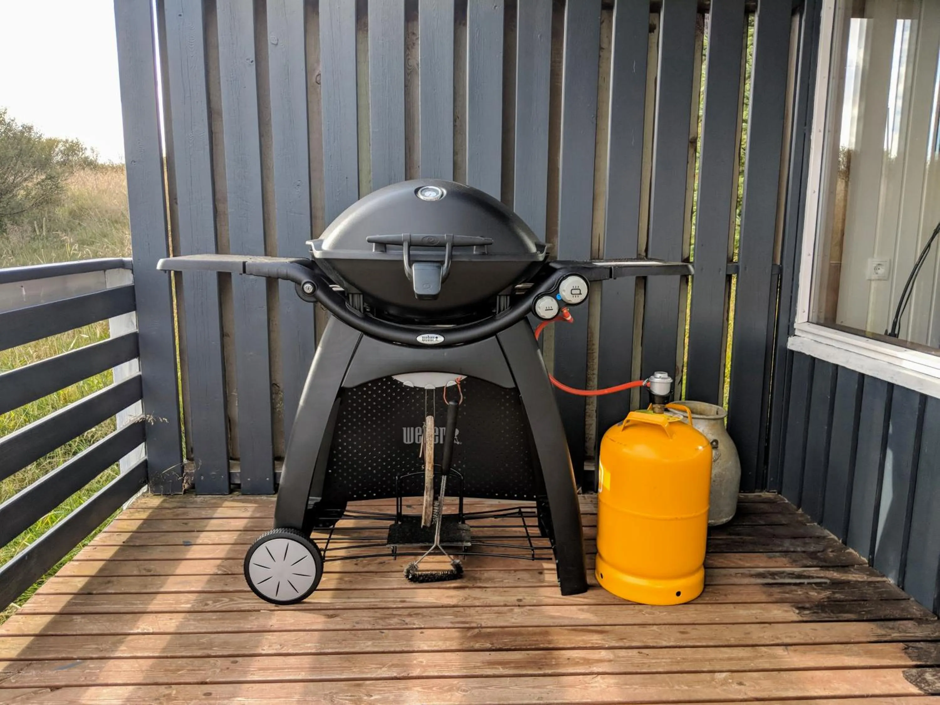 BBQ facilities in Mulakot Cosy Cabins