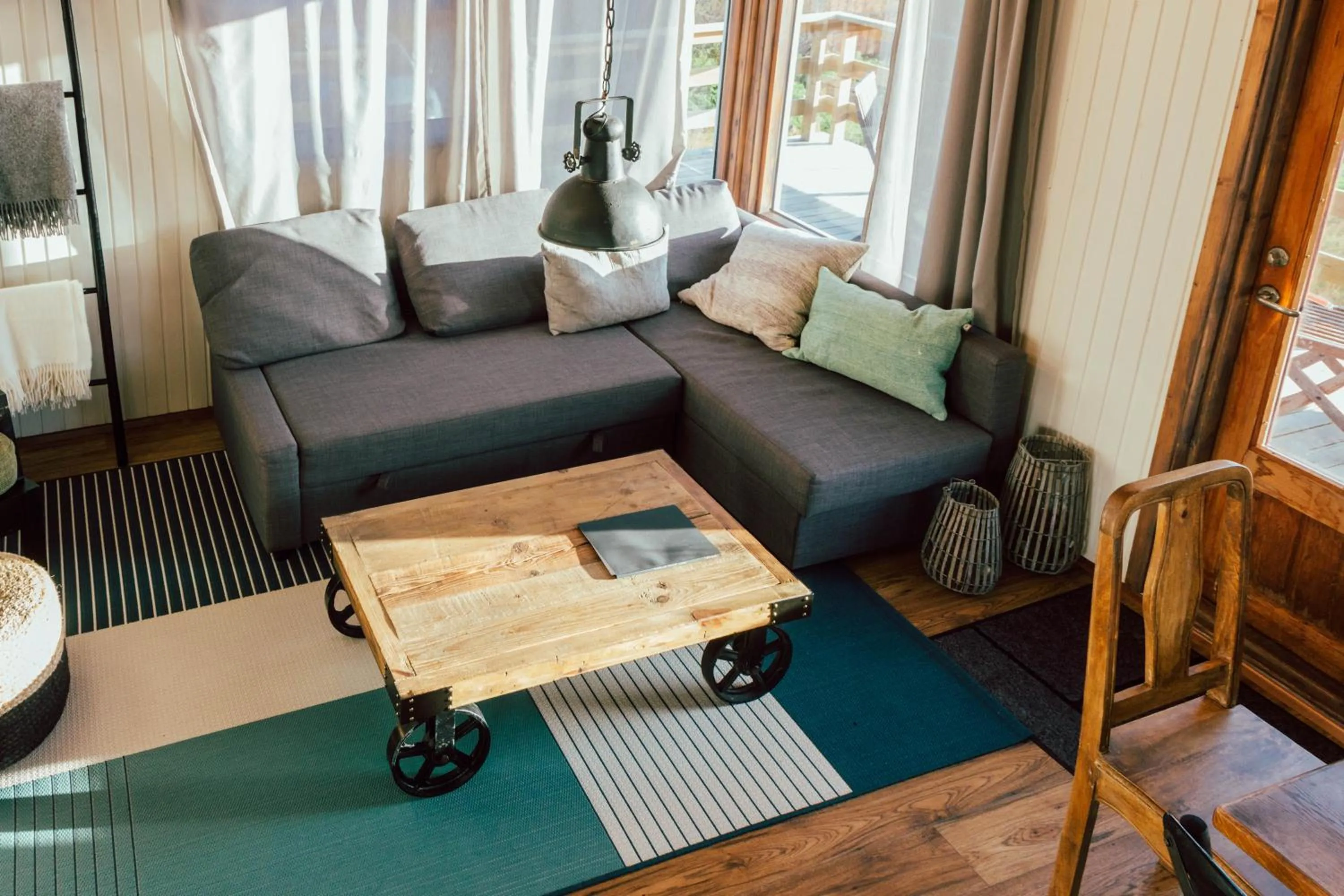 Living room in Mulakot Cosy Cabins