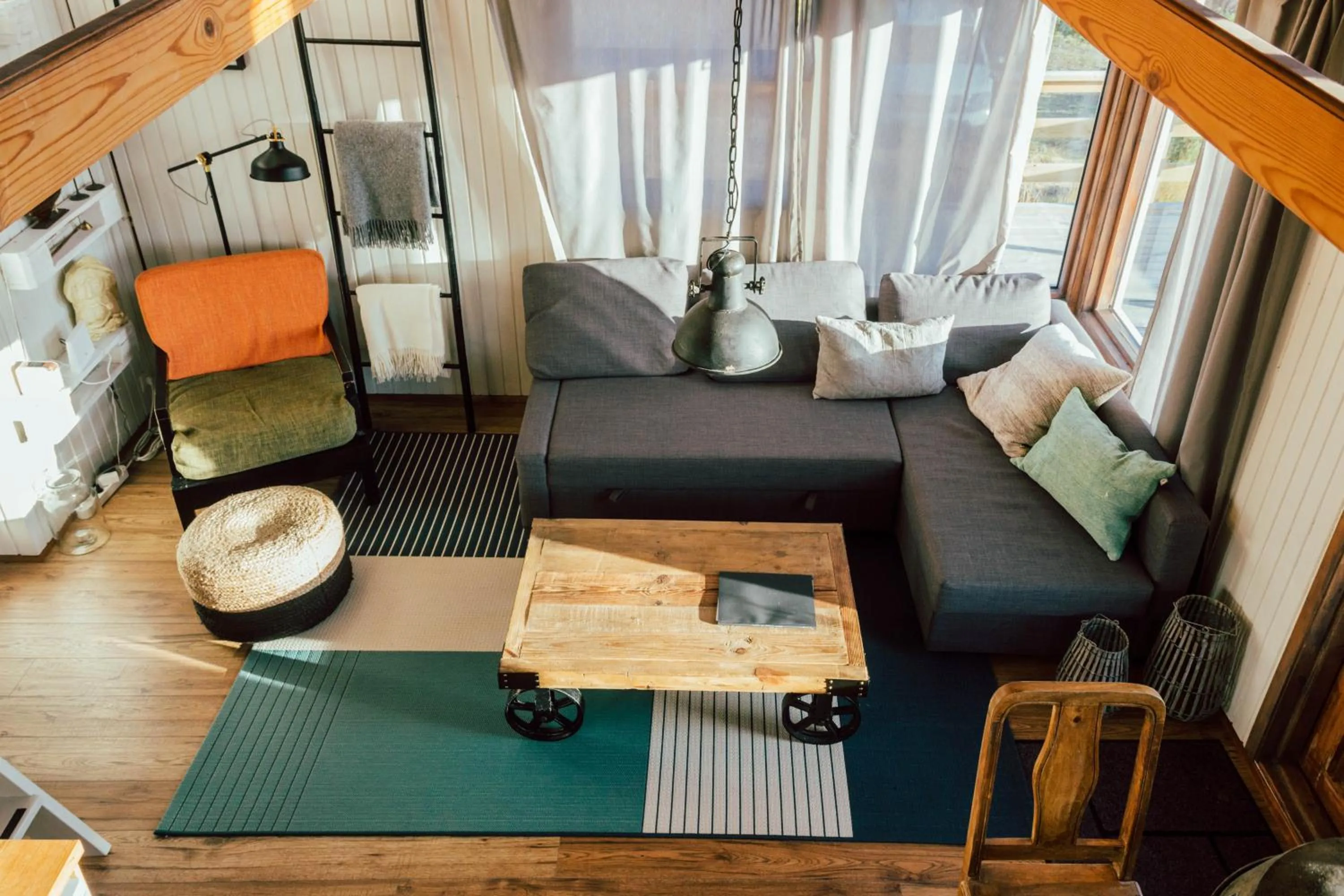 Living room in Mulakot Cosy Cabins