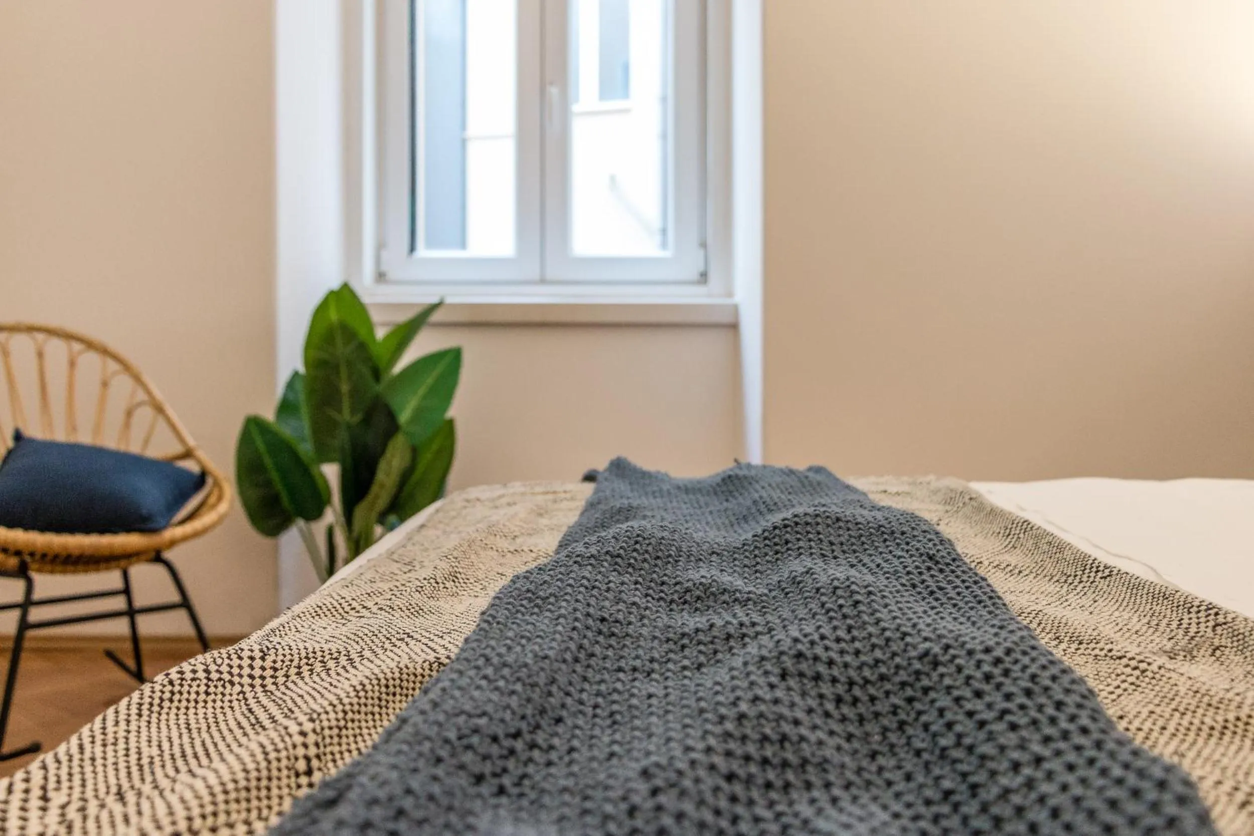 Bed in Pregiata camera con bagno privato - Blu di Prussia