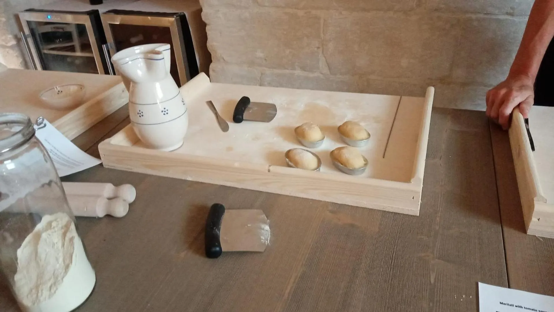 Communal kitchen in Casa Mamma Elvira