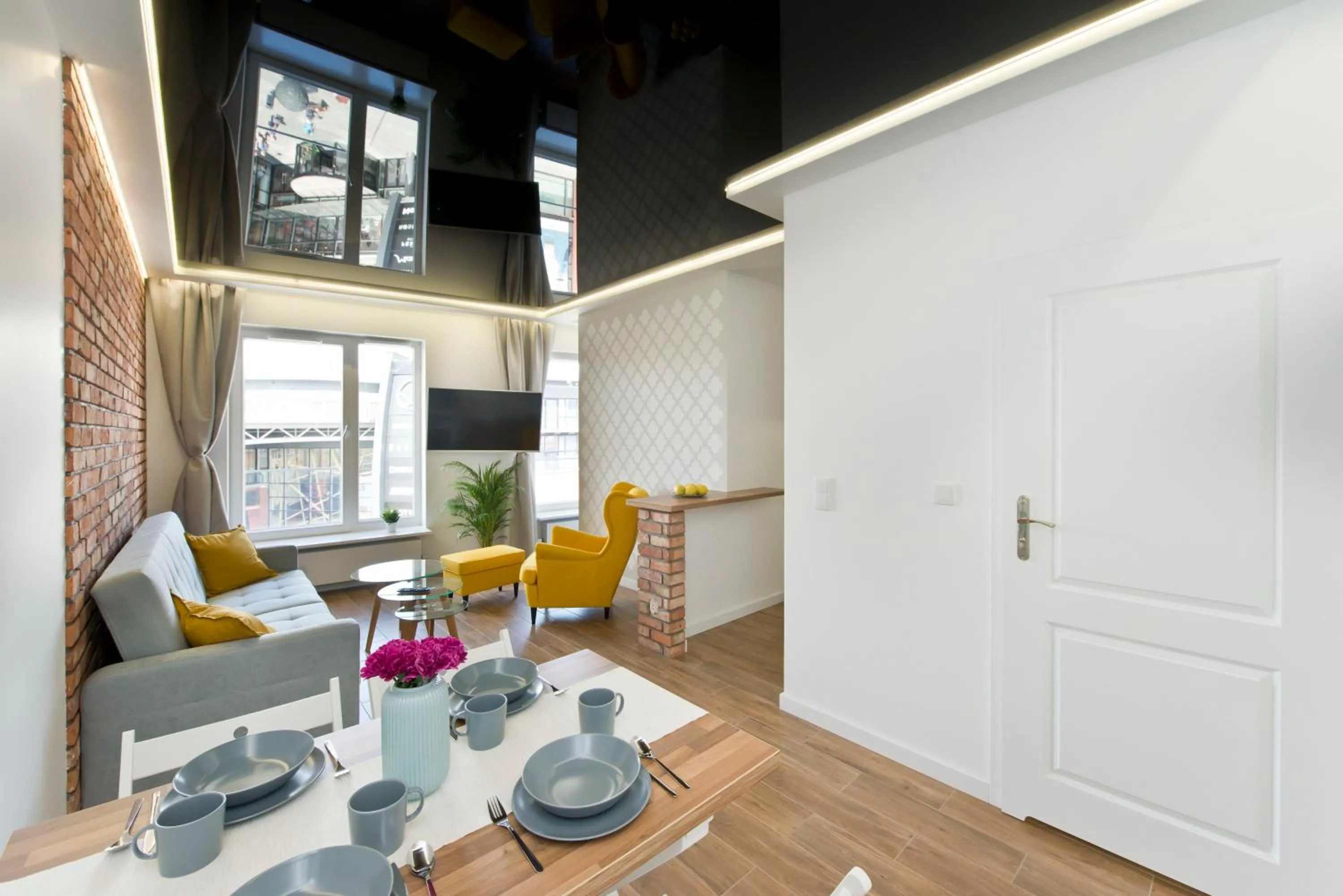 Living room in YOURAPART Rajska City Centre