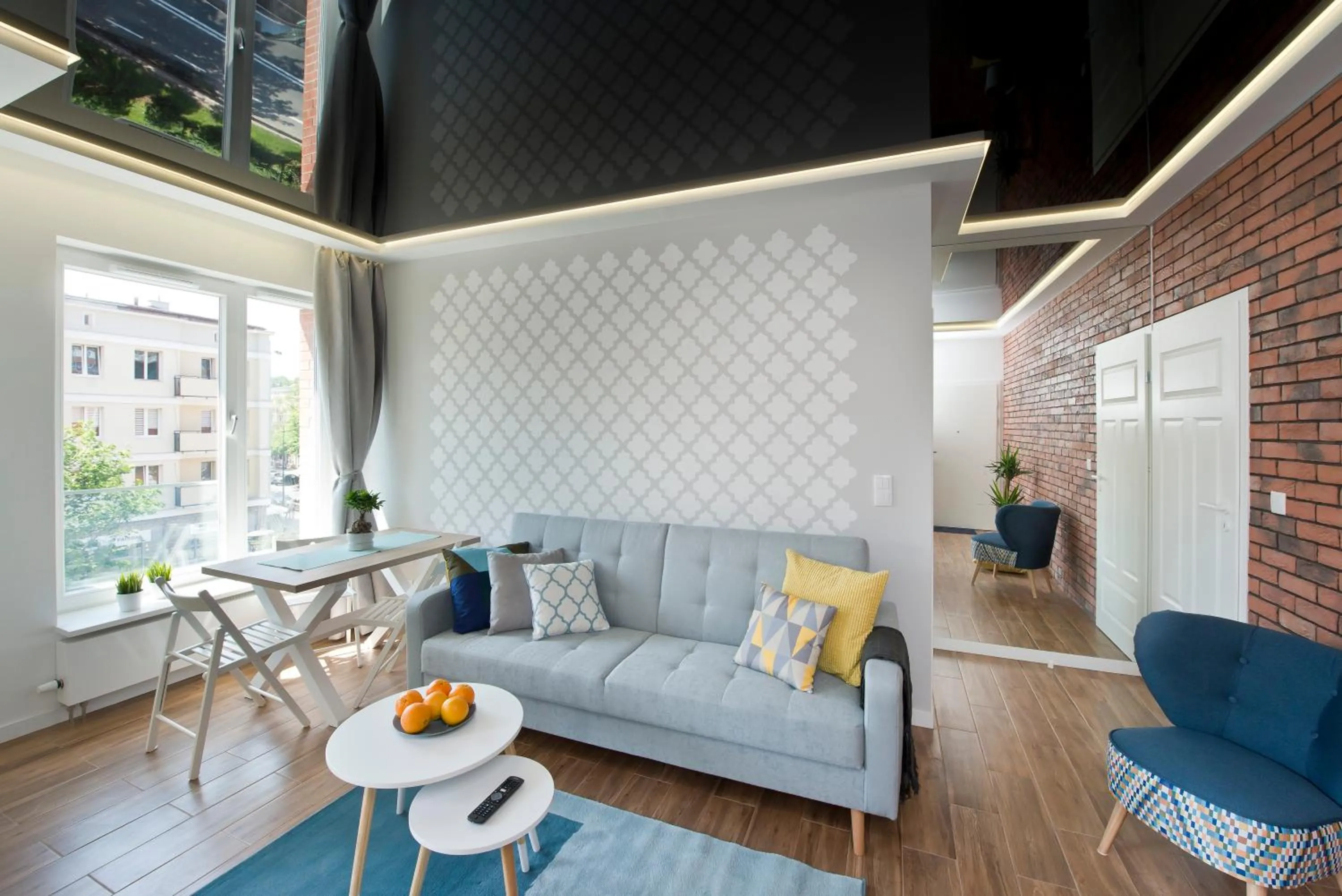 Seating area in YOURAPART Rajska City Centre