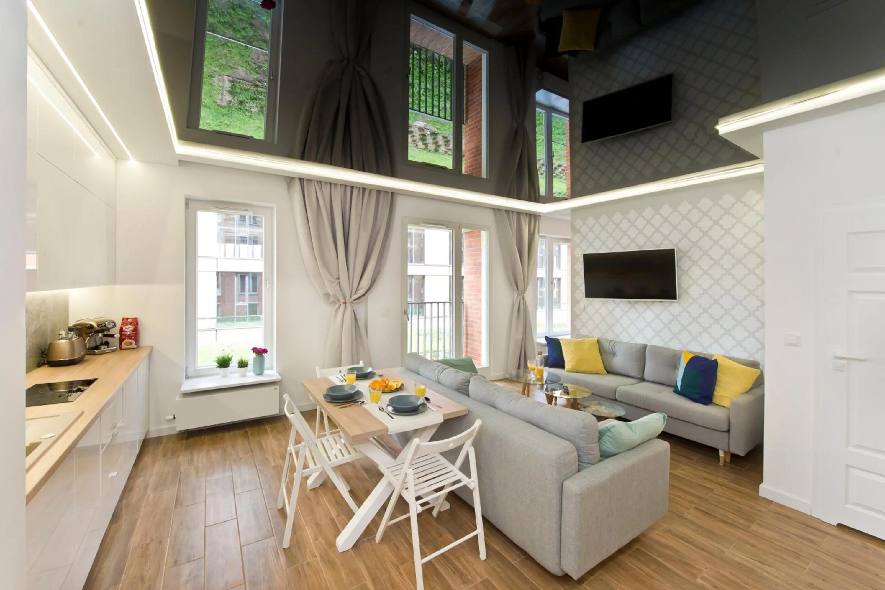 Living room in YOURAPART Rajska City Centre