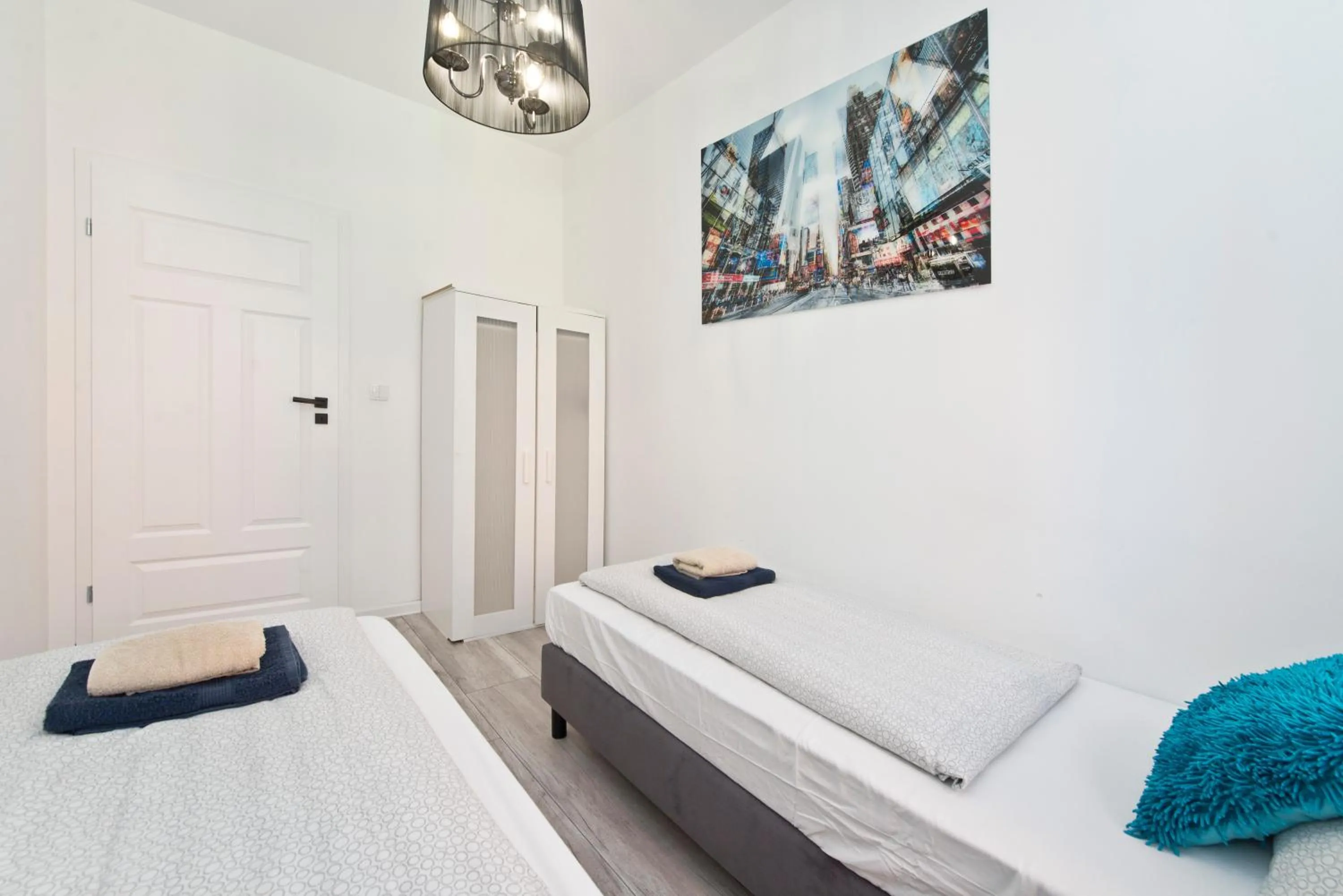 Bed in YOURAPART Rajska City Centre