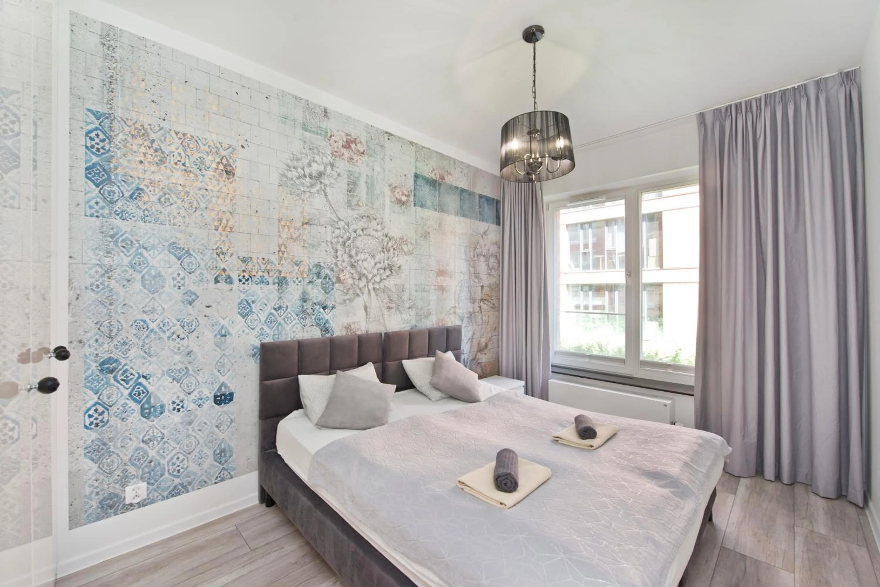 Bed in YOURAPART Rajska City Centre