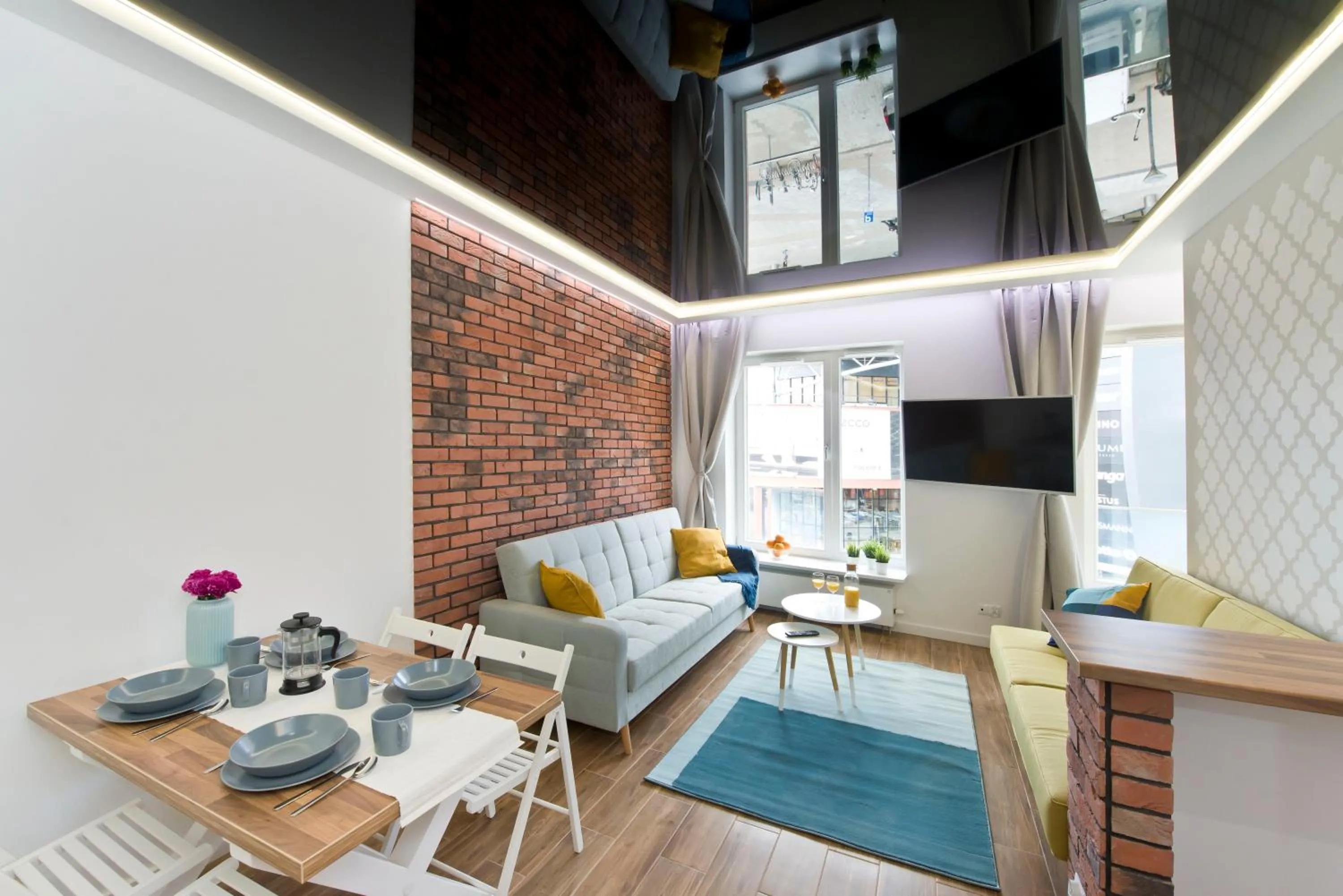 Living room in YOURAPART Rajska City Centre