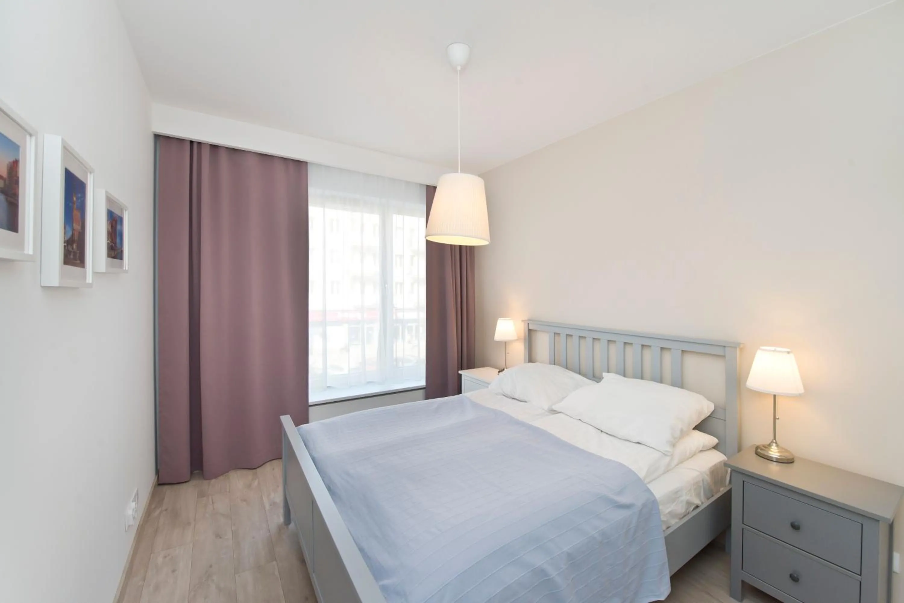 Bed in YOURAPART Rajska City Centre