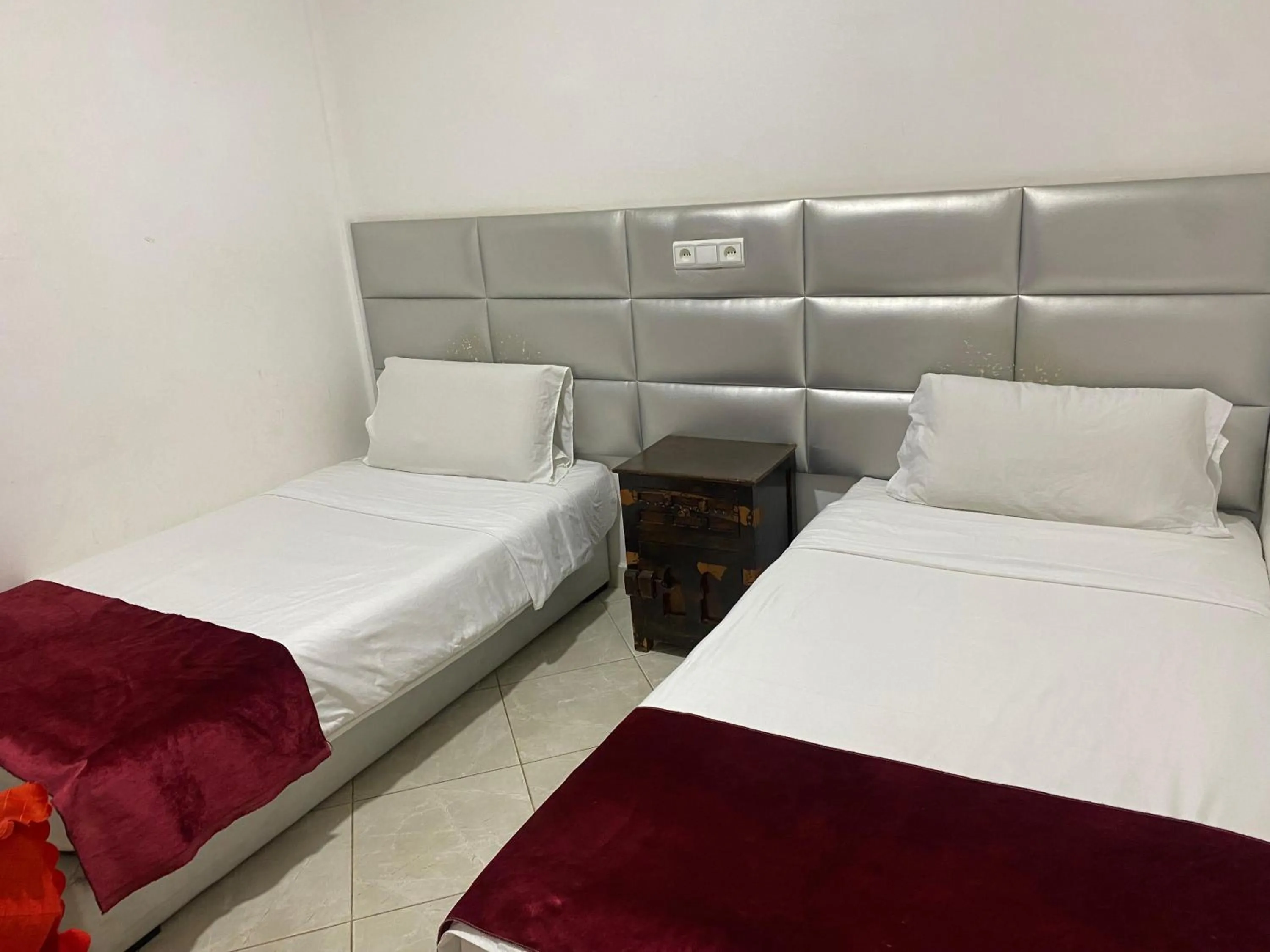 Bed in Hotel Soukina