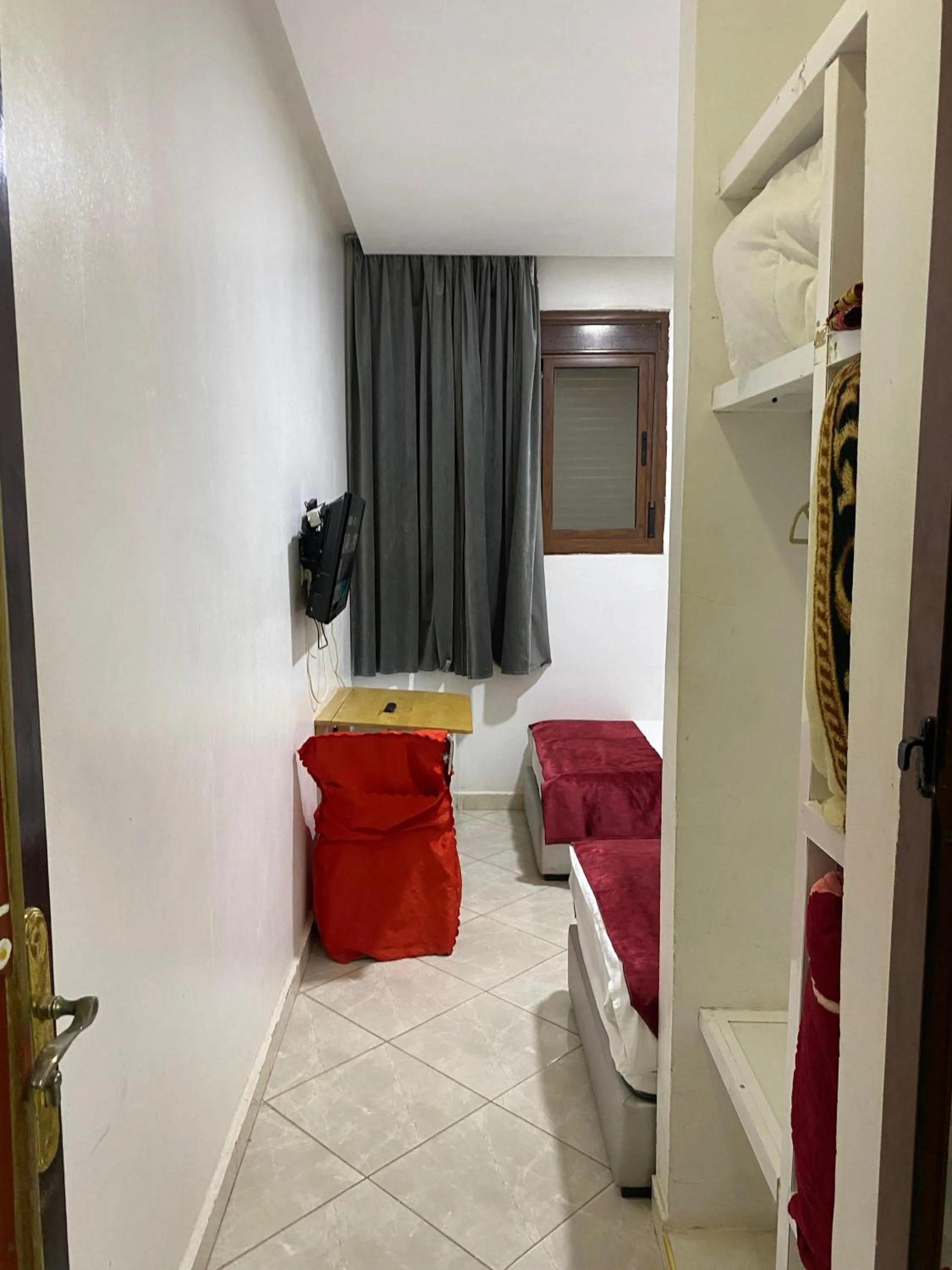 Bed in Hotel Soukina