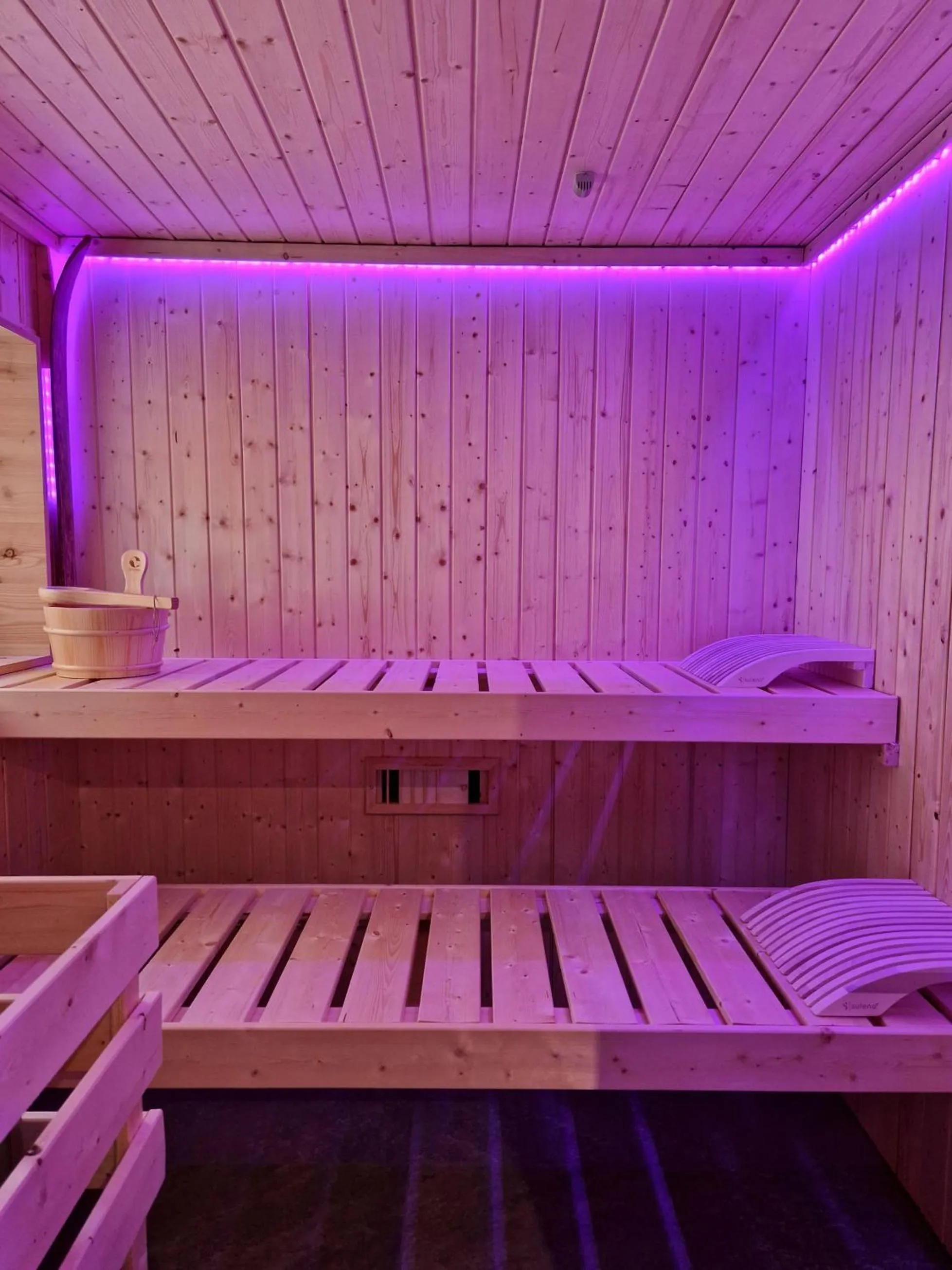 Sauna in Chalet Diognysos B&B, Boutique Hotel & Wellness