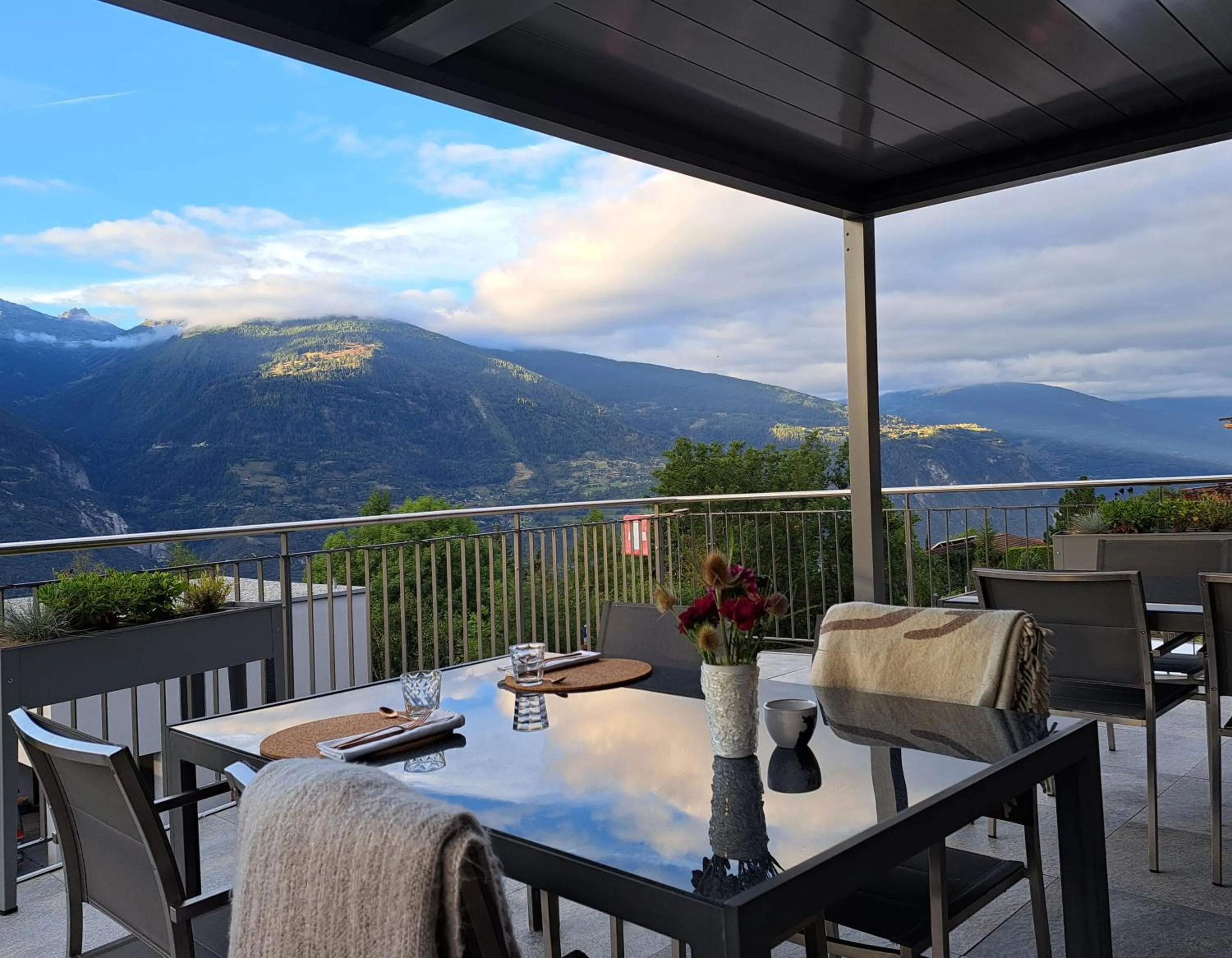 Balcony/Terrace in Chalet Diognysos B&B, Boutique Hotel & Wellness