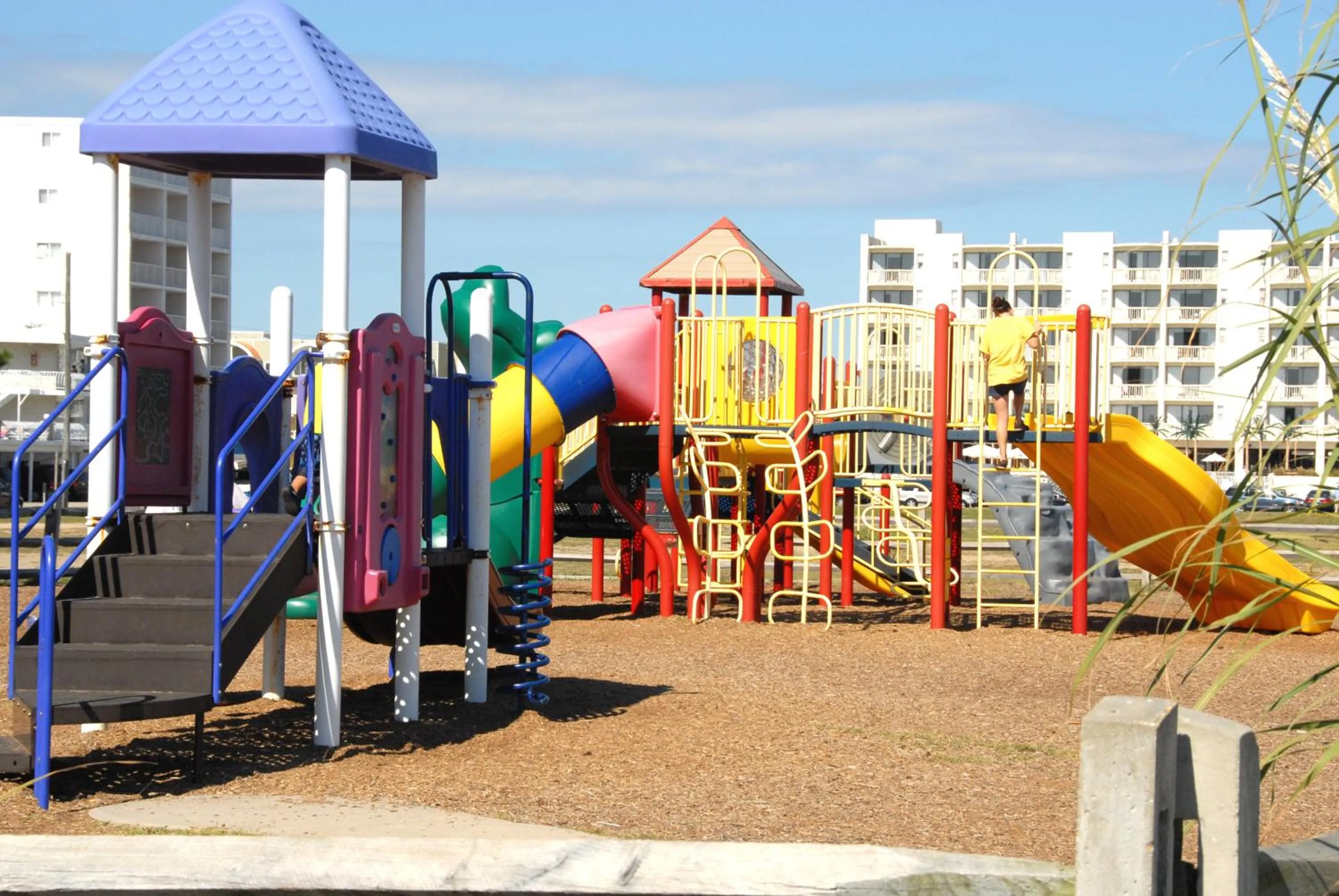 Children play ground in Bristol Plaza Motel