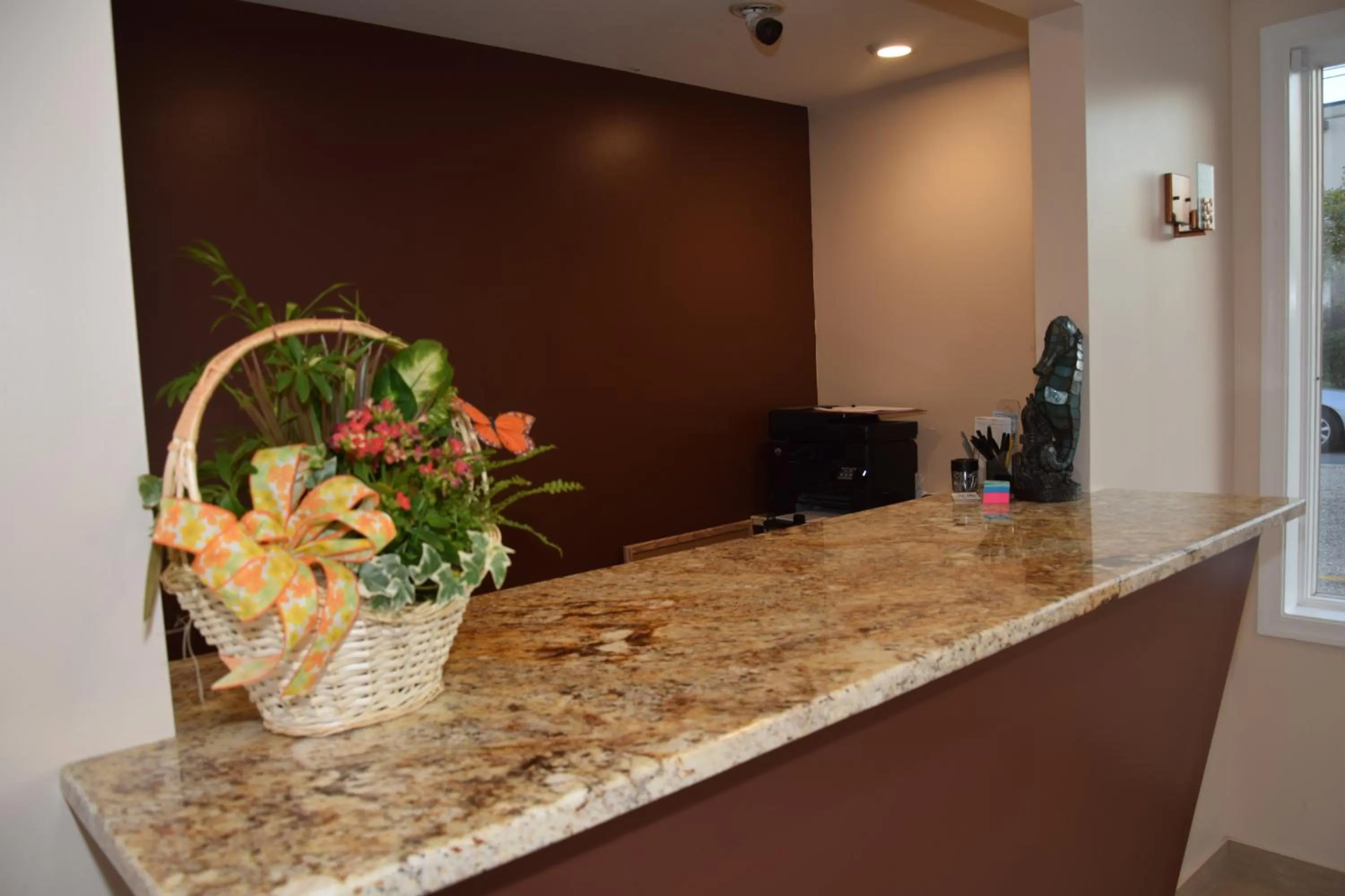 Lobby or reception in Seahorse Inn