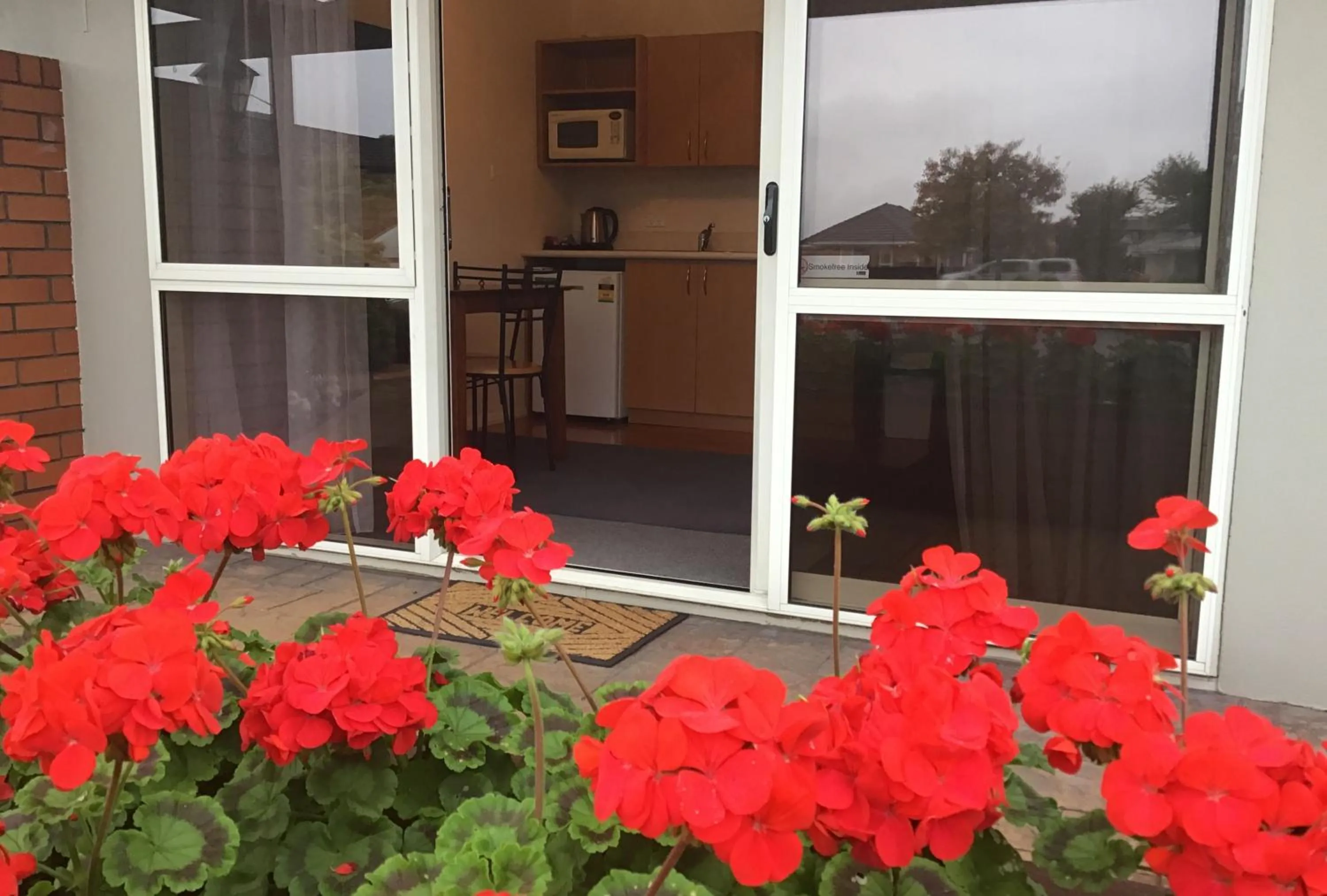 Patio in Avon City Motel